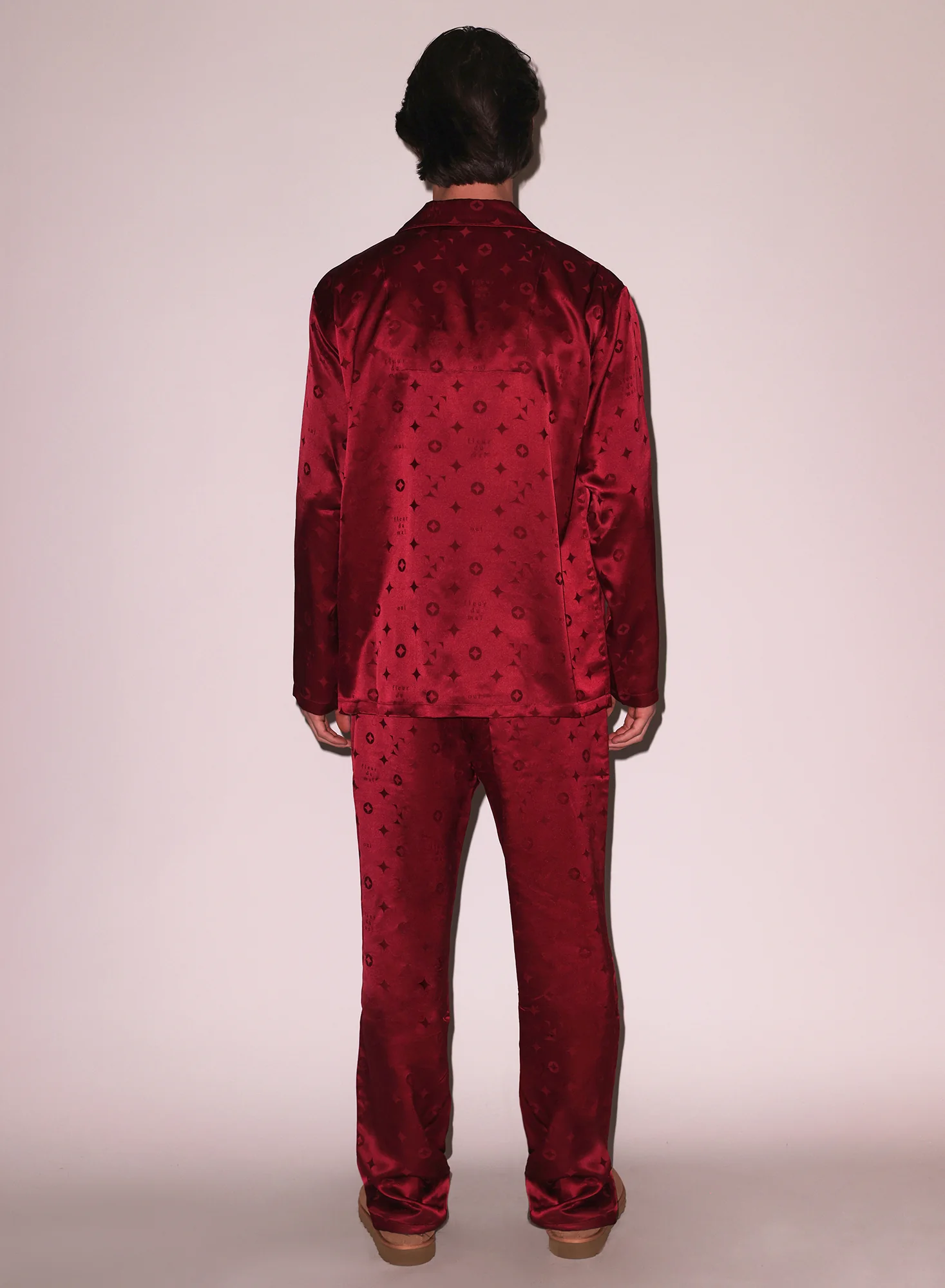 Barolo Silk Jacquard PJ Set - Image 3