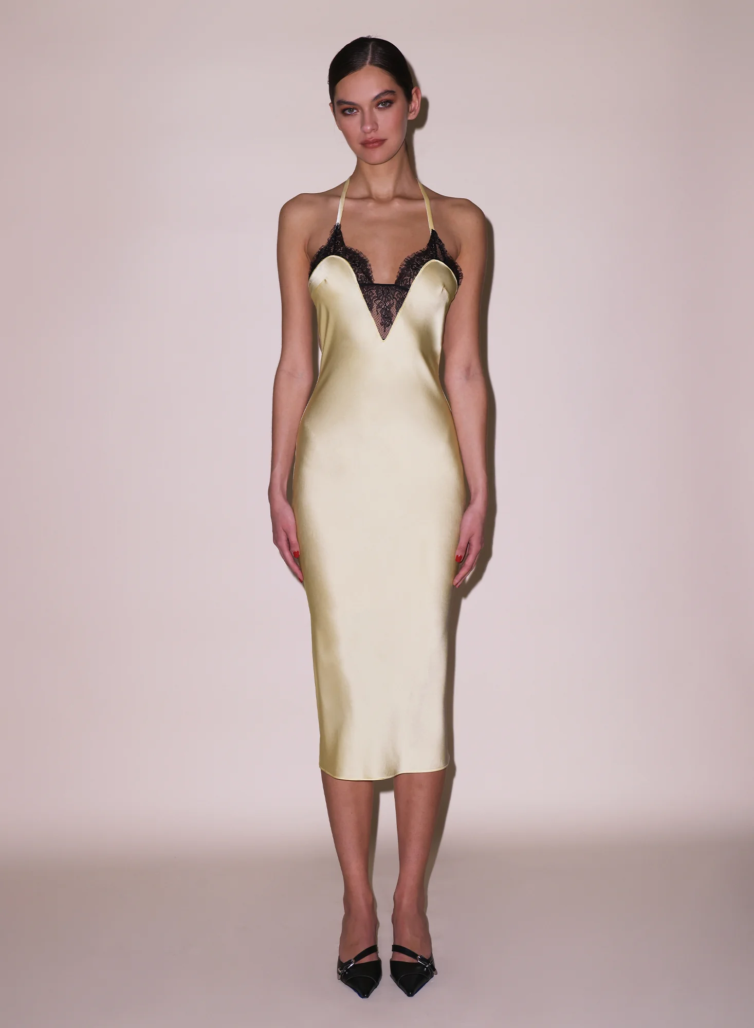 Buckle T-Strap Dress
