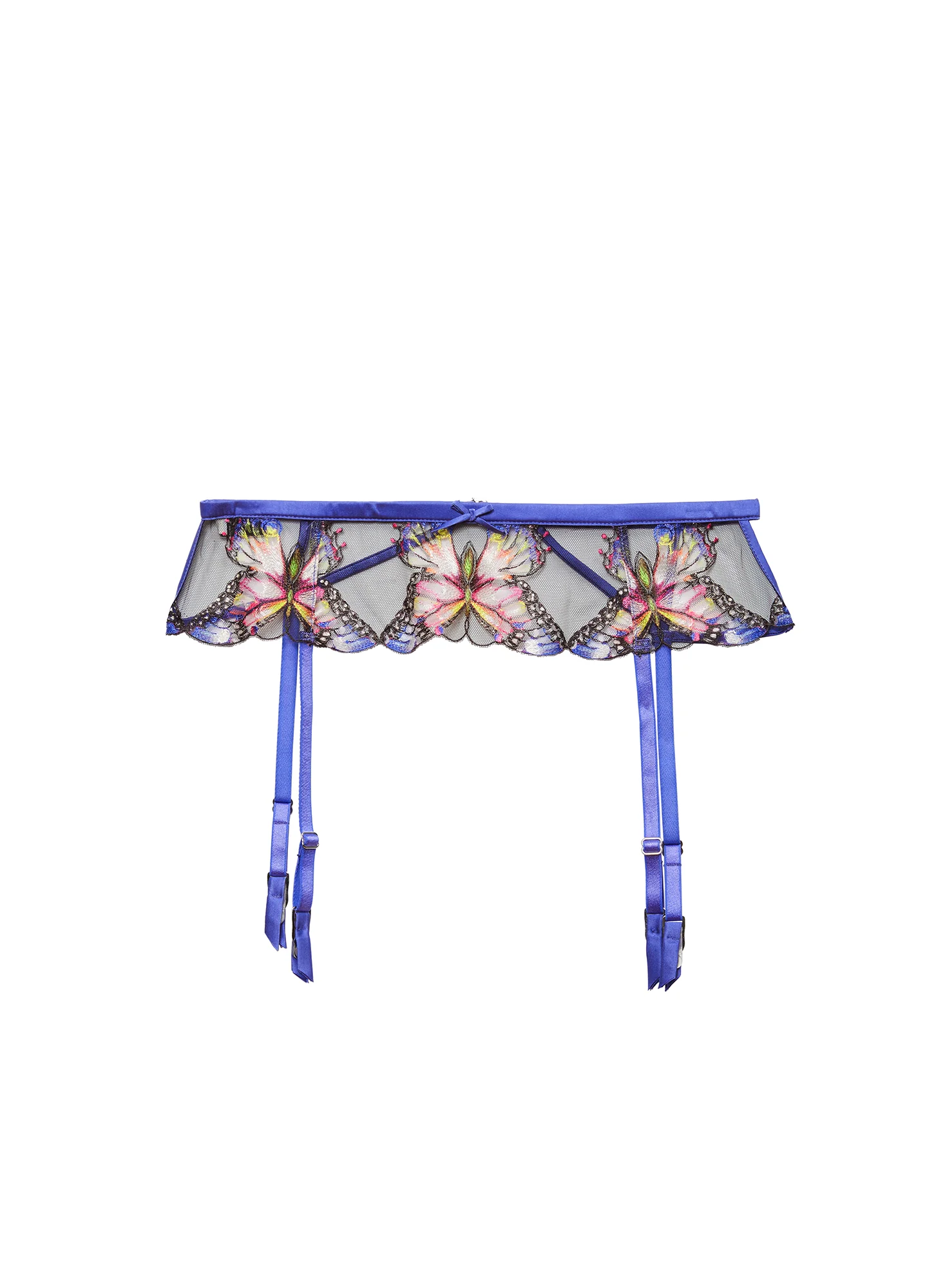 Butterfly Embroidery Garter Belt - Image 3