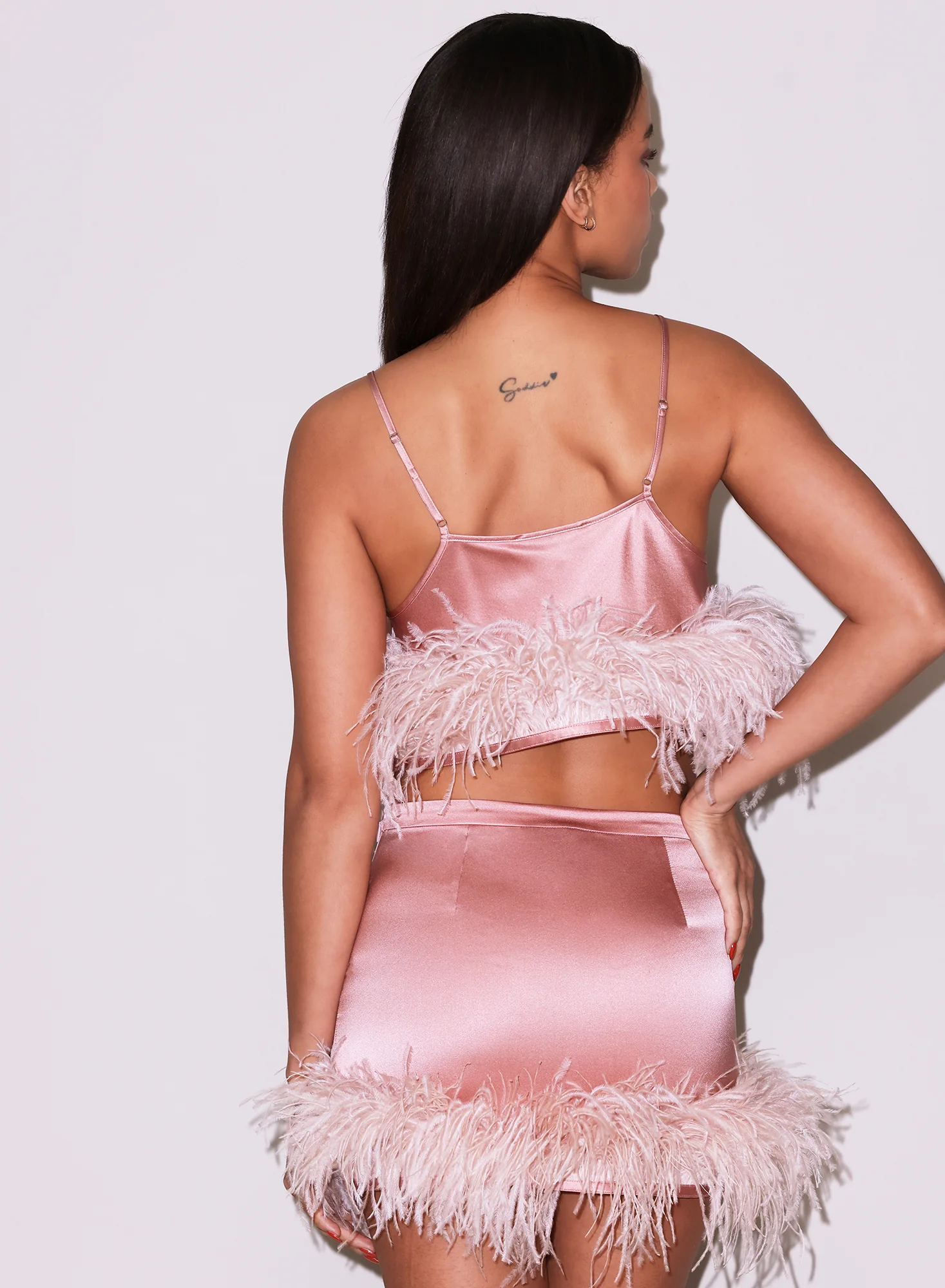 Feather Cropped Cami - Image 8
