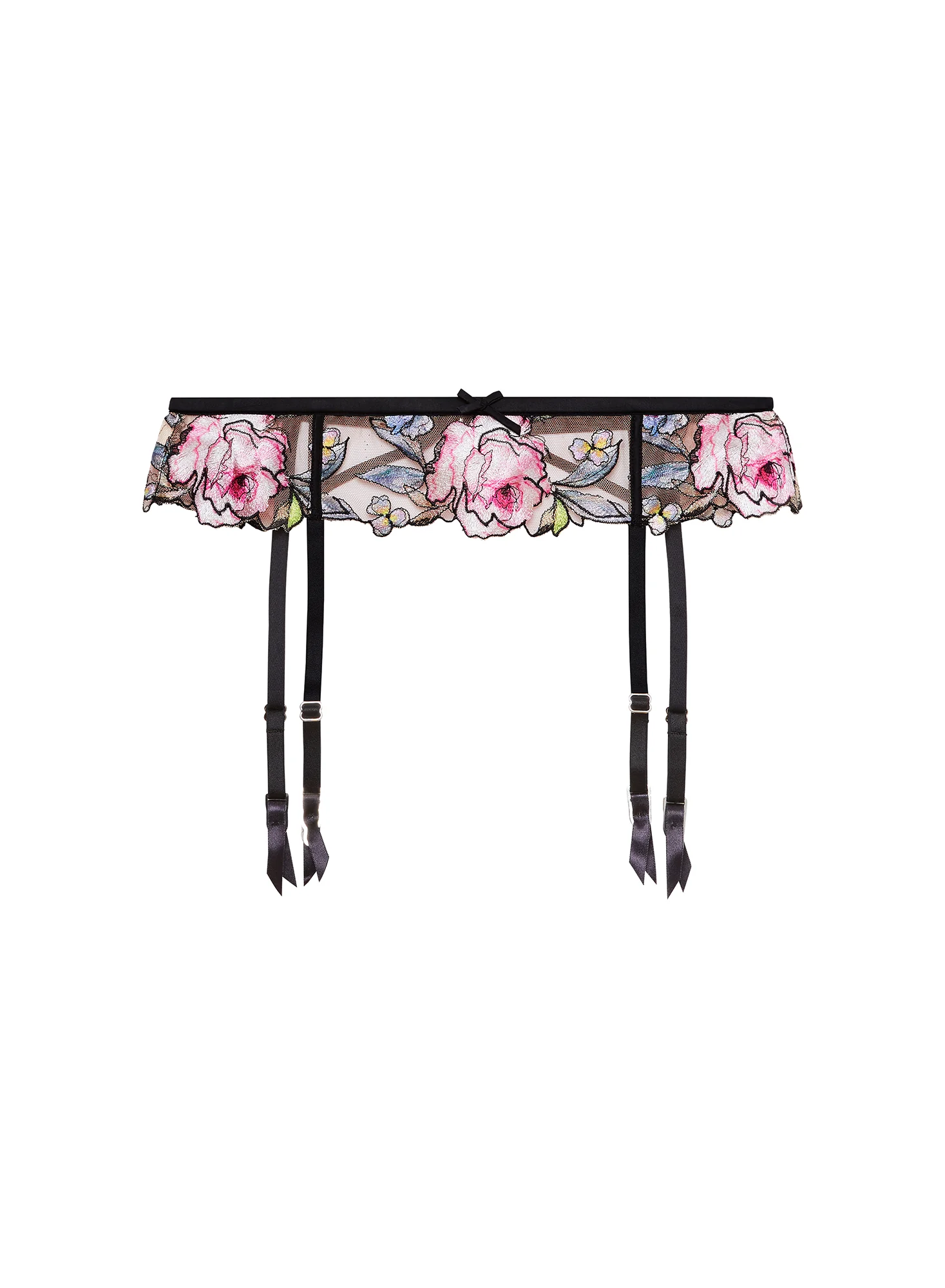 Fidelia Embroidery Garter Belt - Image 3