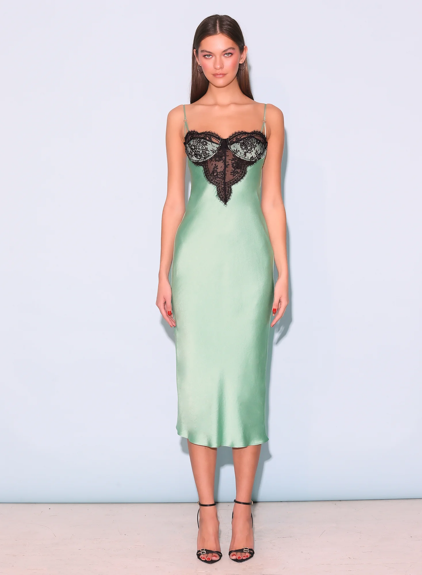 Frankie Lace Cupped Slip Dress - Image 3