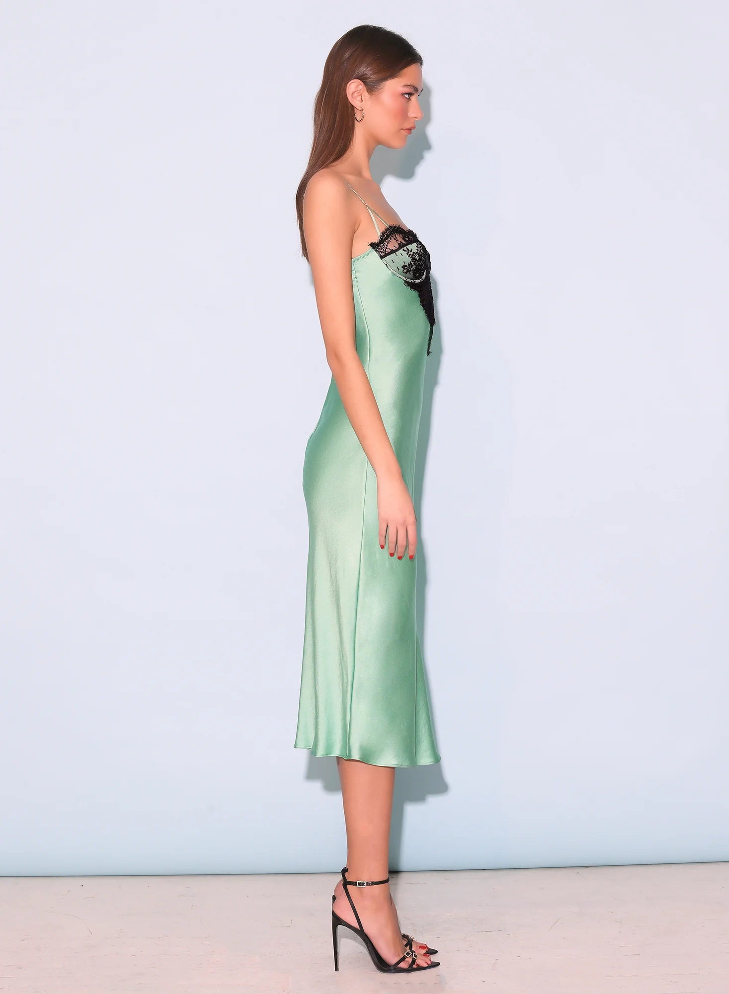 Frankie Lace Cupped Slip Dress - Image 6