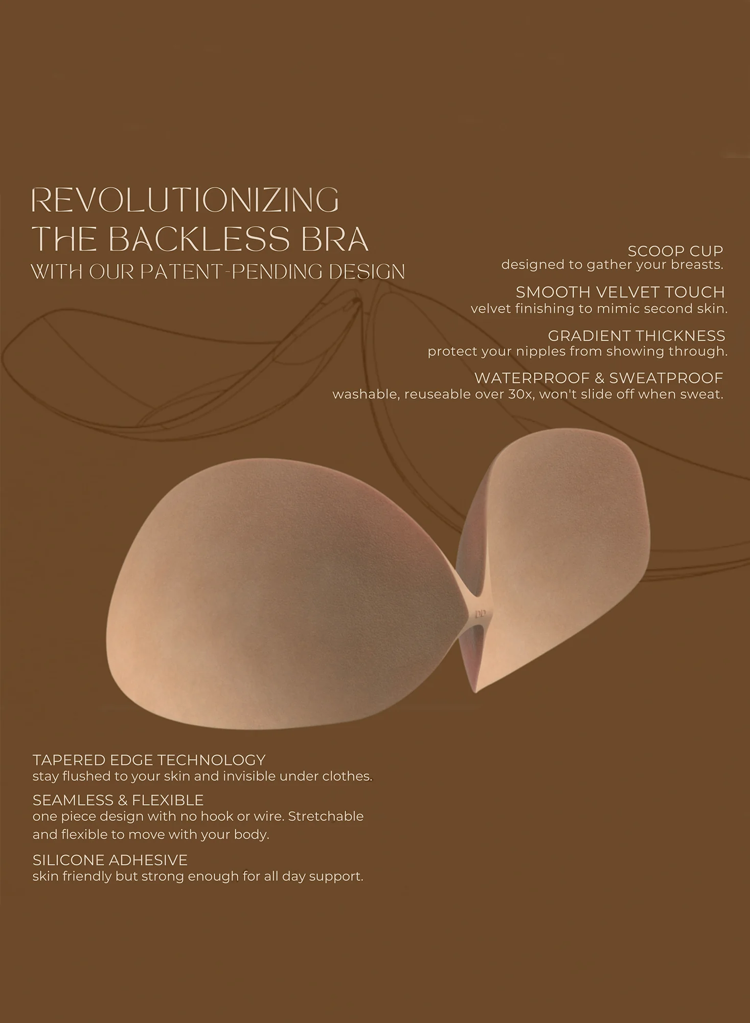 Gatherall Backless Bra - Image 2