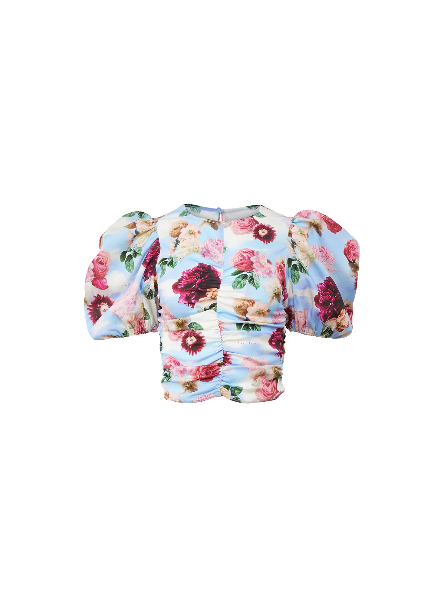Georgette Puff Sleeve Top - Image 3