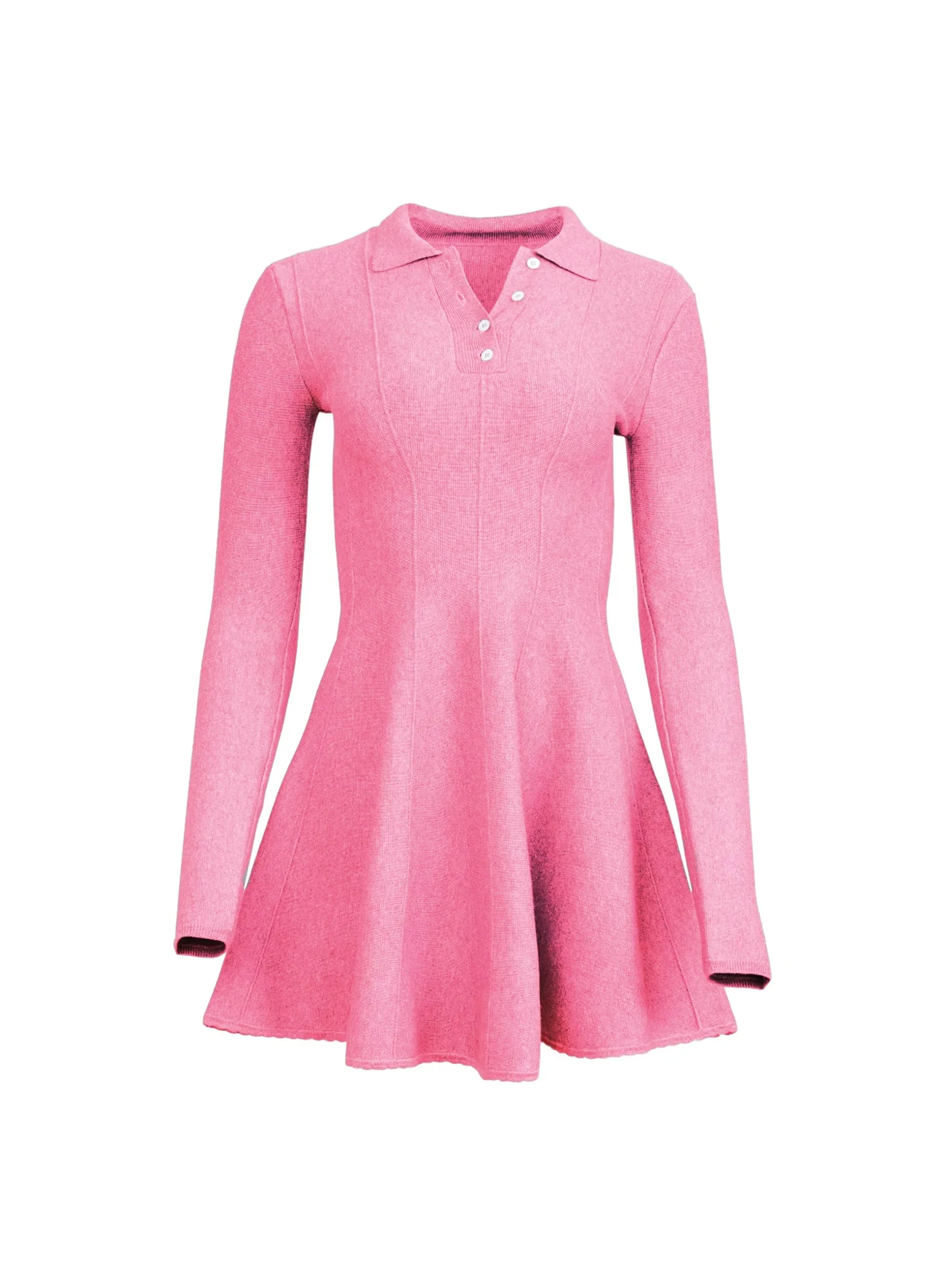 Henley Flared Corset Dress - Image 3