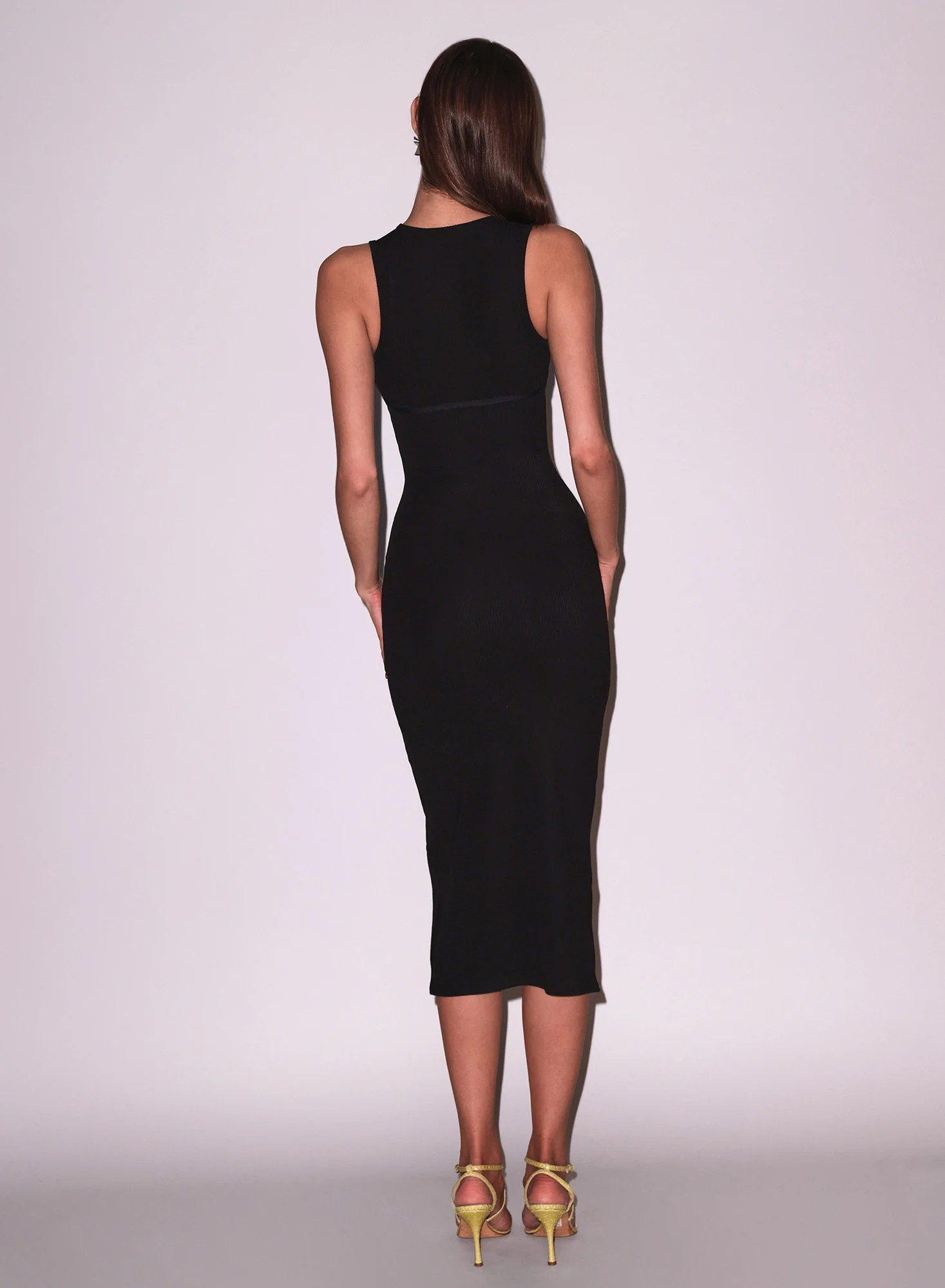 Hourglass Rib Midi Dress - Image 6