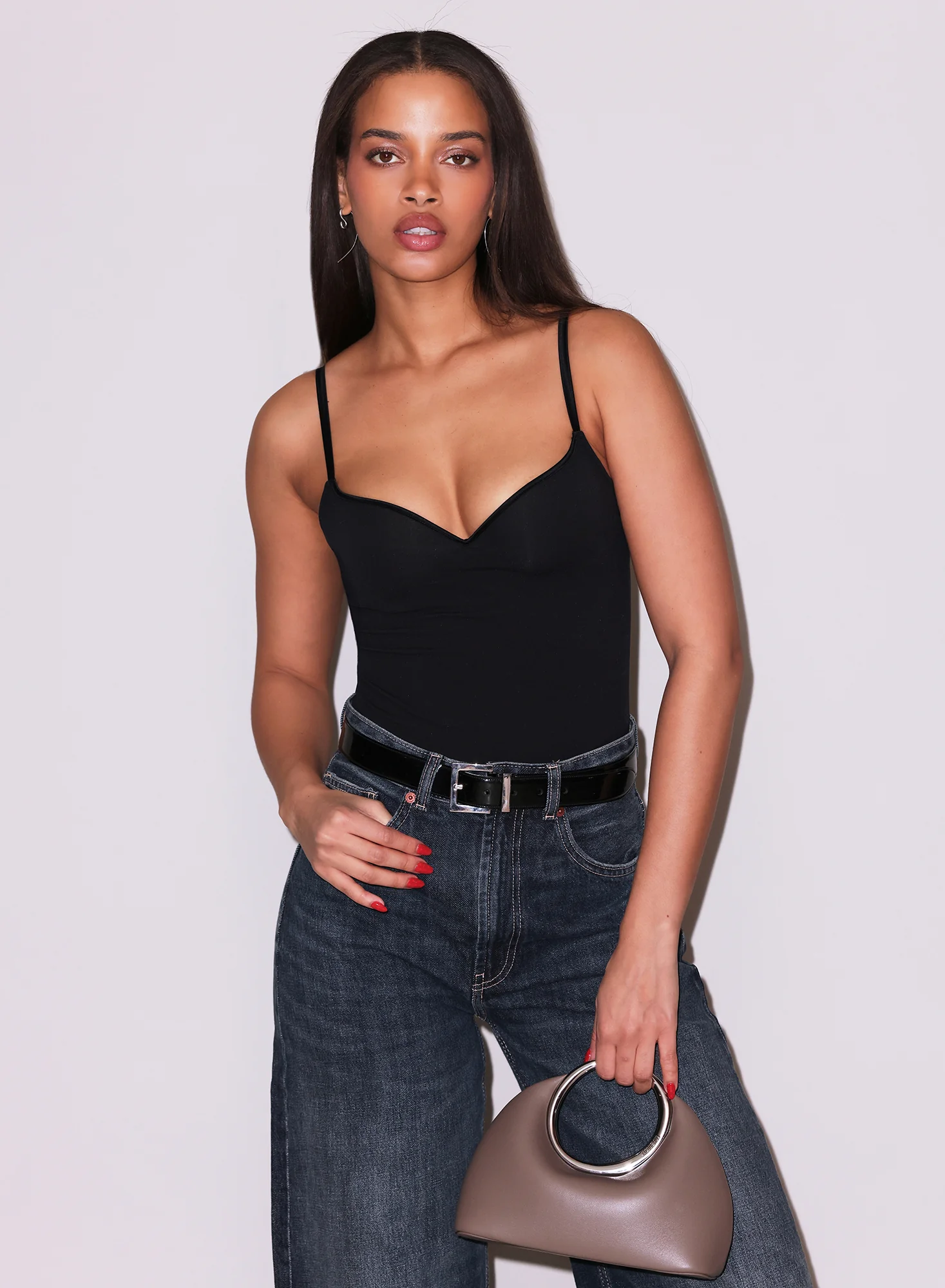 Jersey Built-In Bra Cami - Image 4