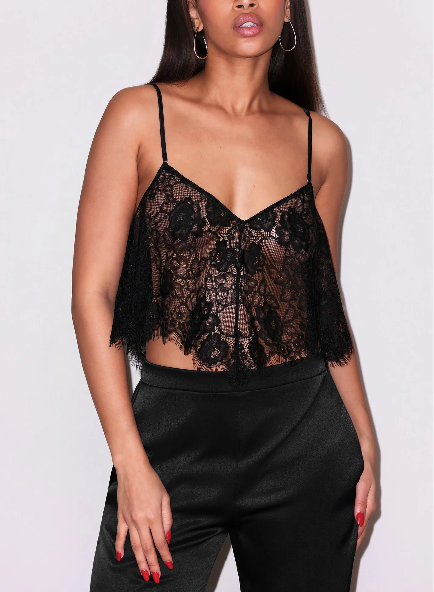 Juliet Lace Flutter Cami - Image 4