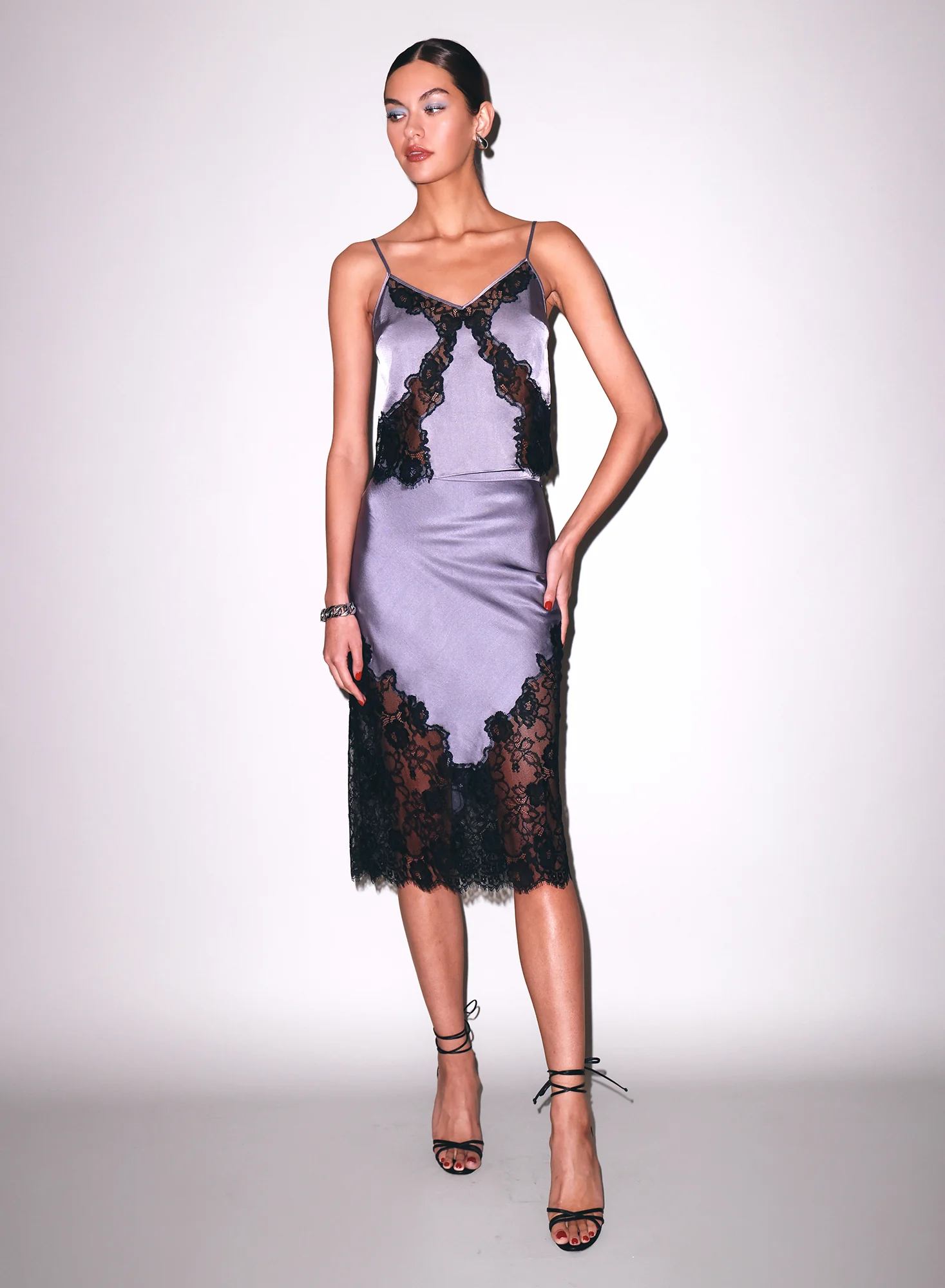 Juliet Lace Silk Cami - Image 2