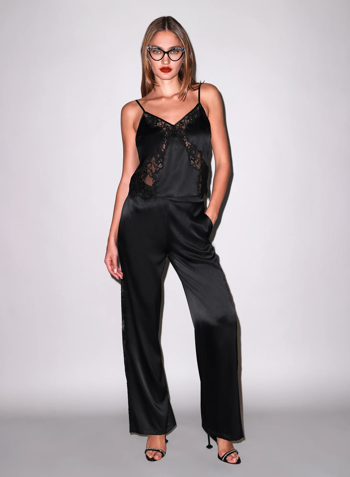 Juliet Silk & Lace Pant - Image 2
