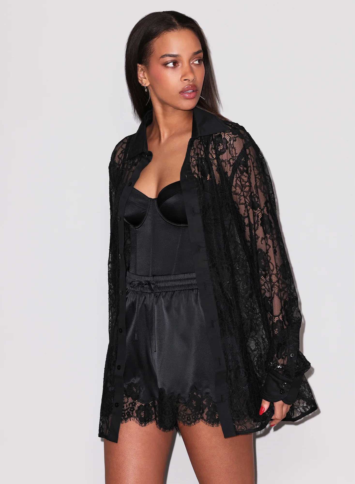Juliet Silk & Lace Short - Image 5