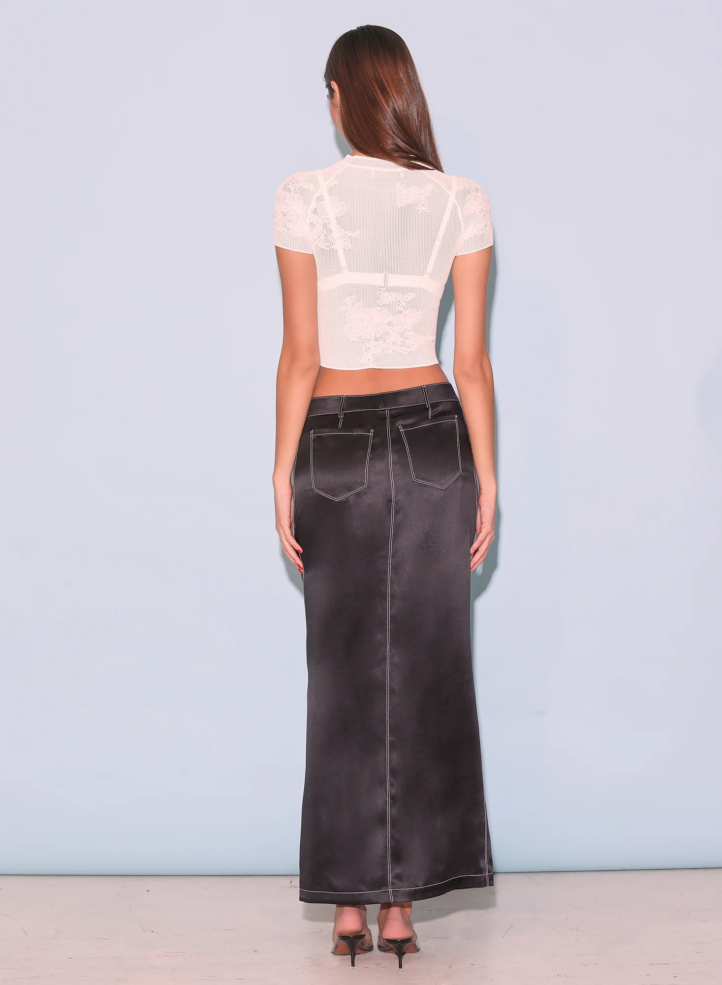 Lace Pointelle Tee - Image 4