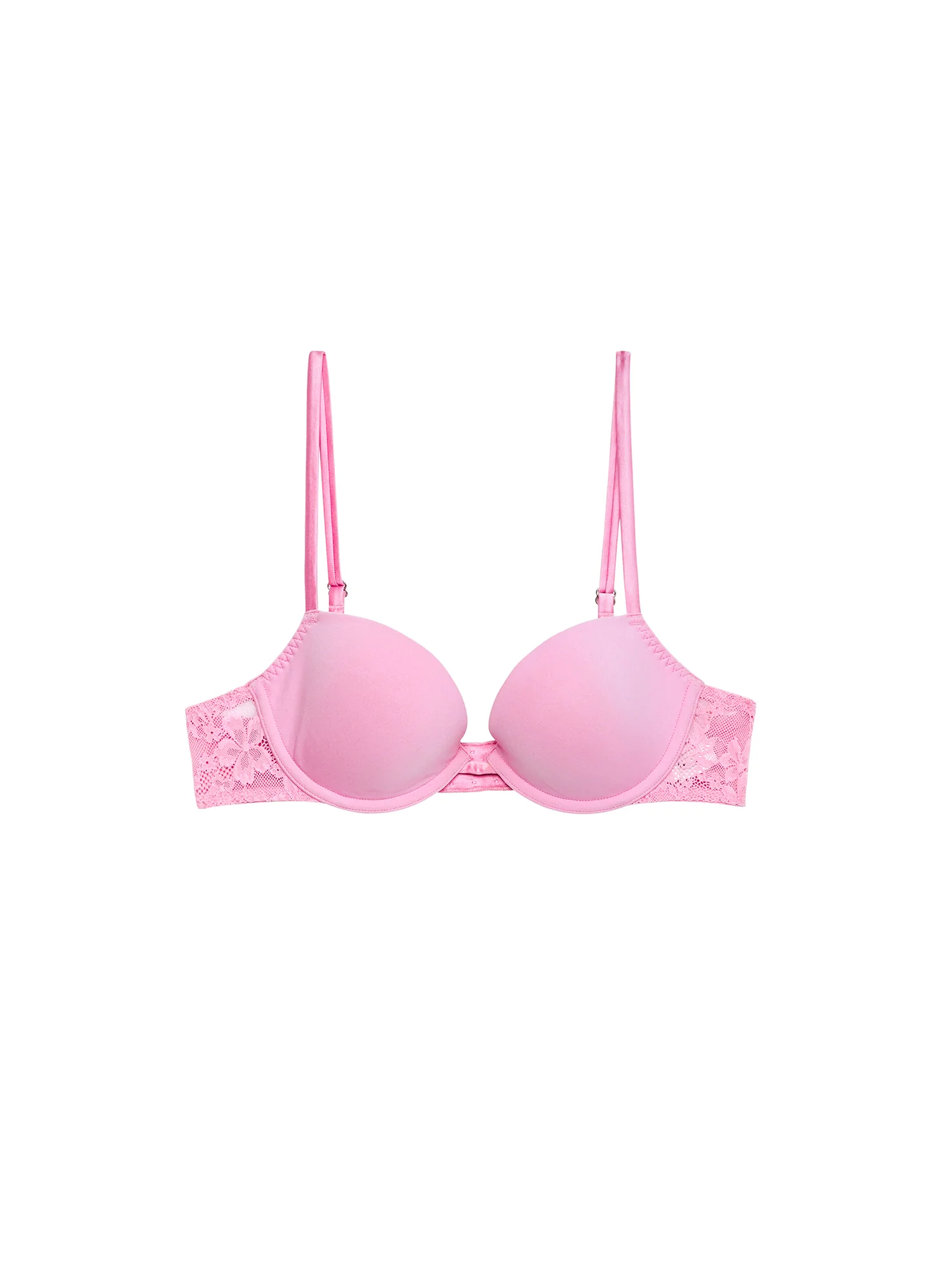 Le Stretch Lace Molded Demi Bra - Image 3