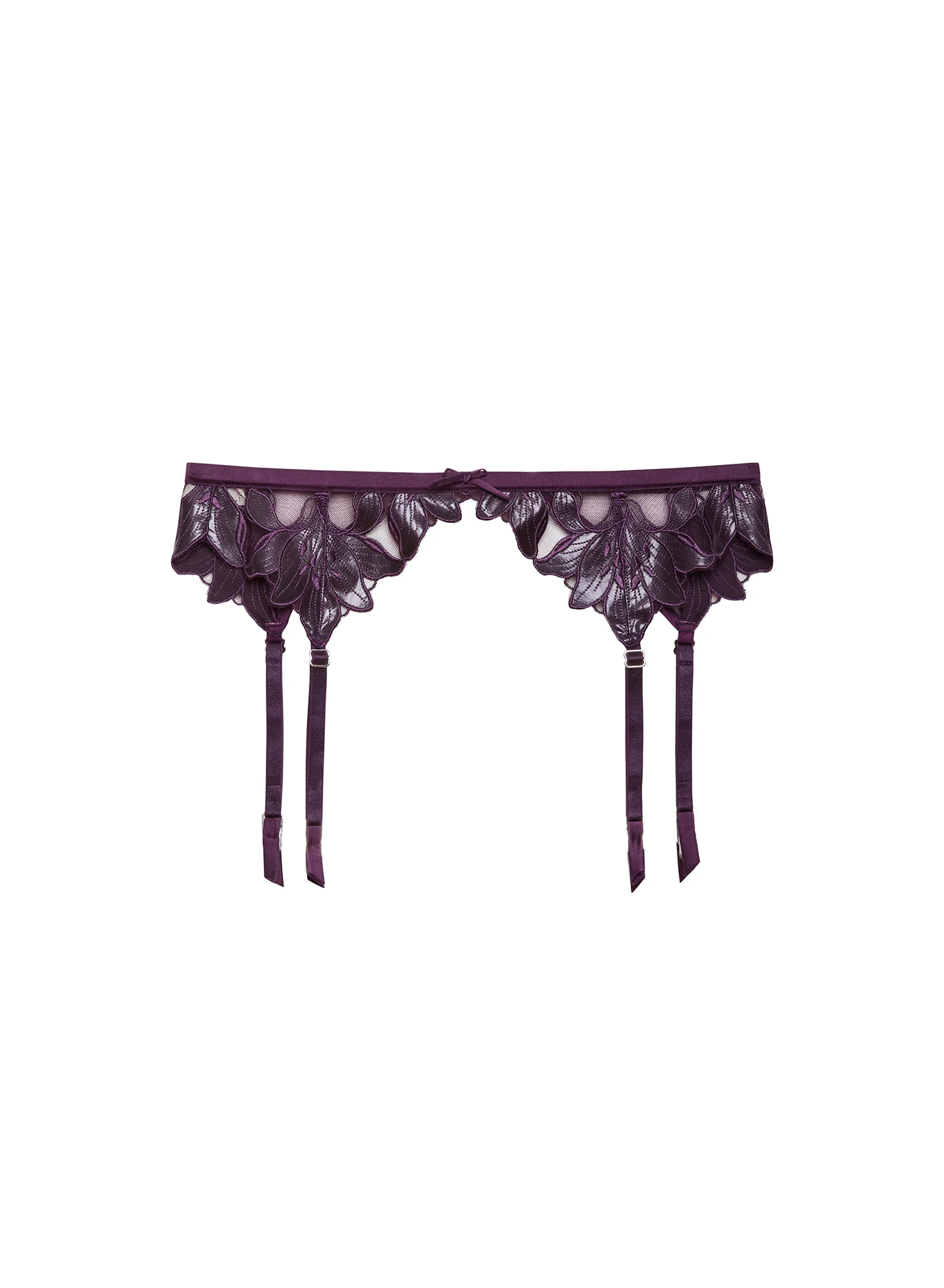 Lily Embroidery Garter Belt - Image 3