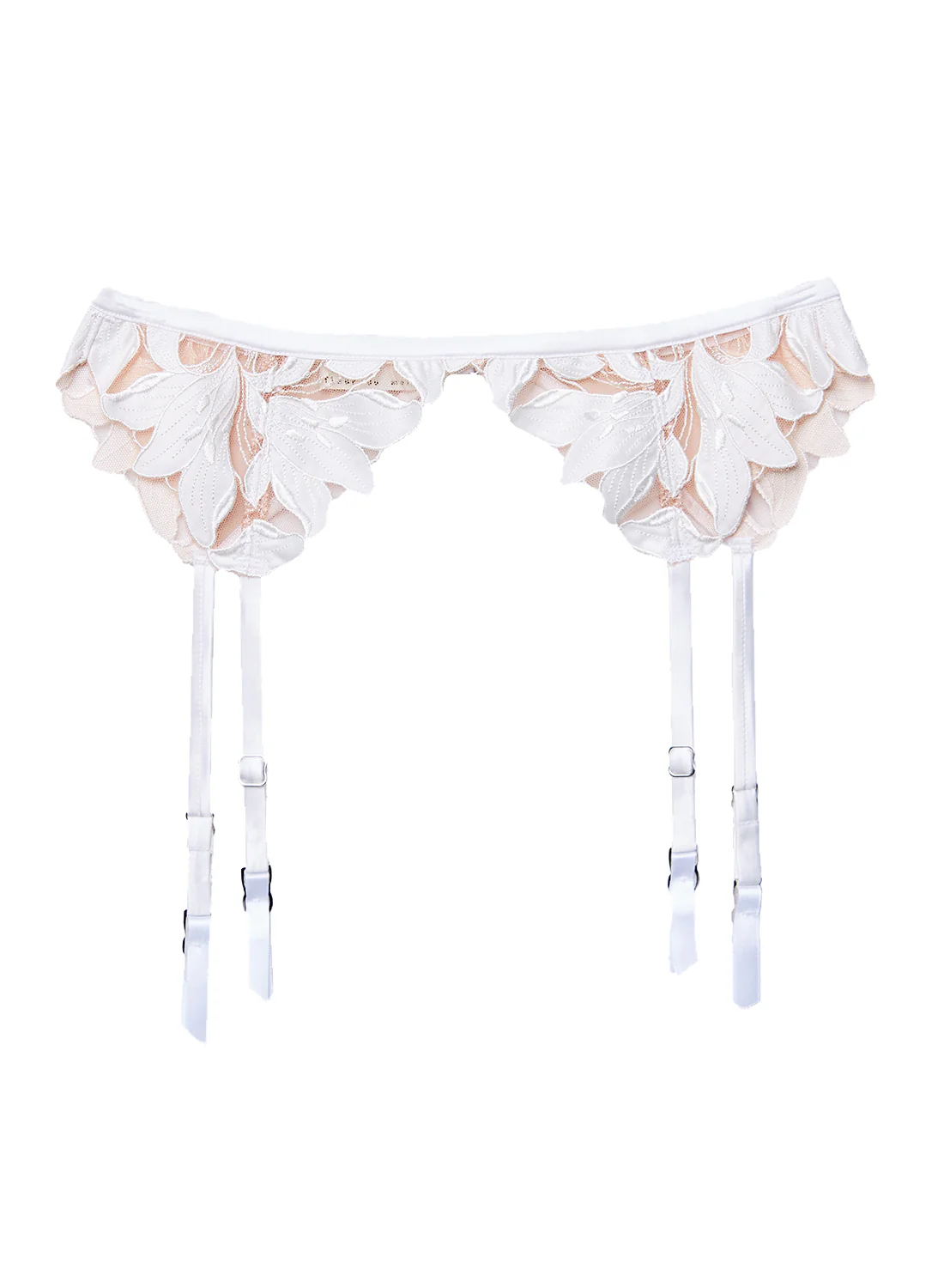 Lily Embroidery Garter Belt - Image 3