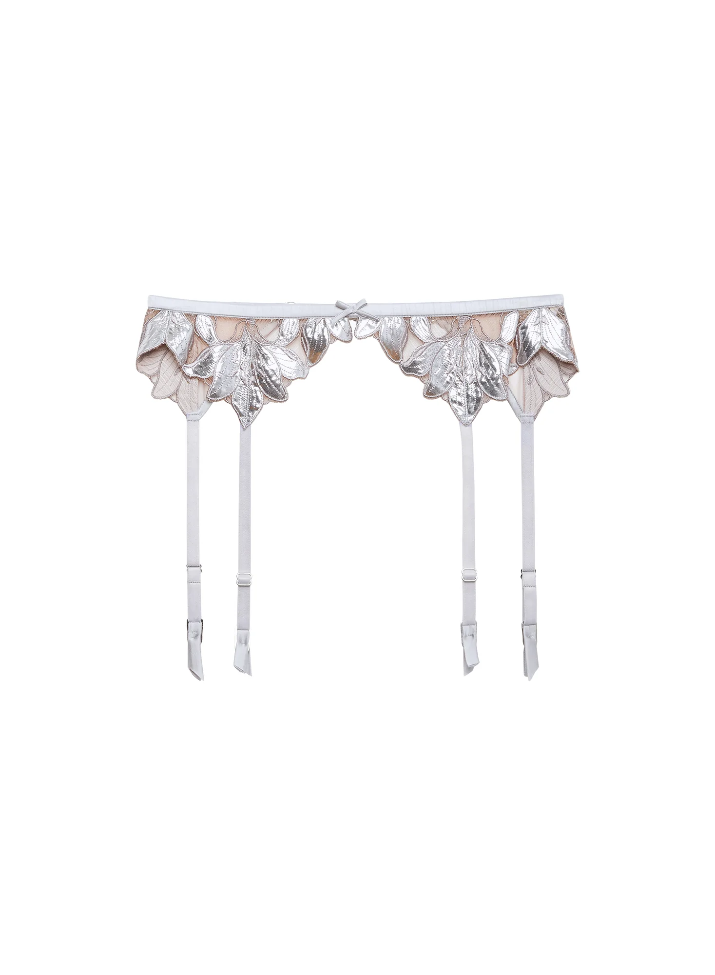 Lily Embroidery Garter Belt - Image 3