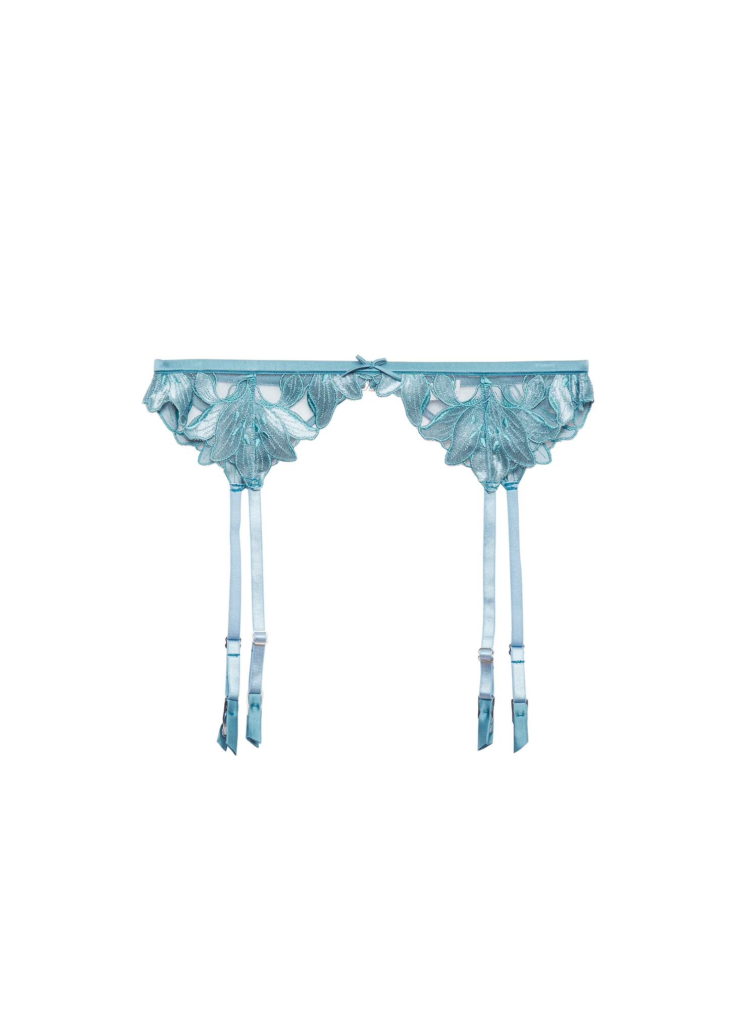 Lily Embroidery Garter Belt - Image 2