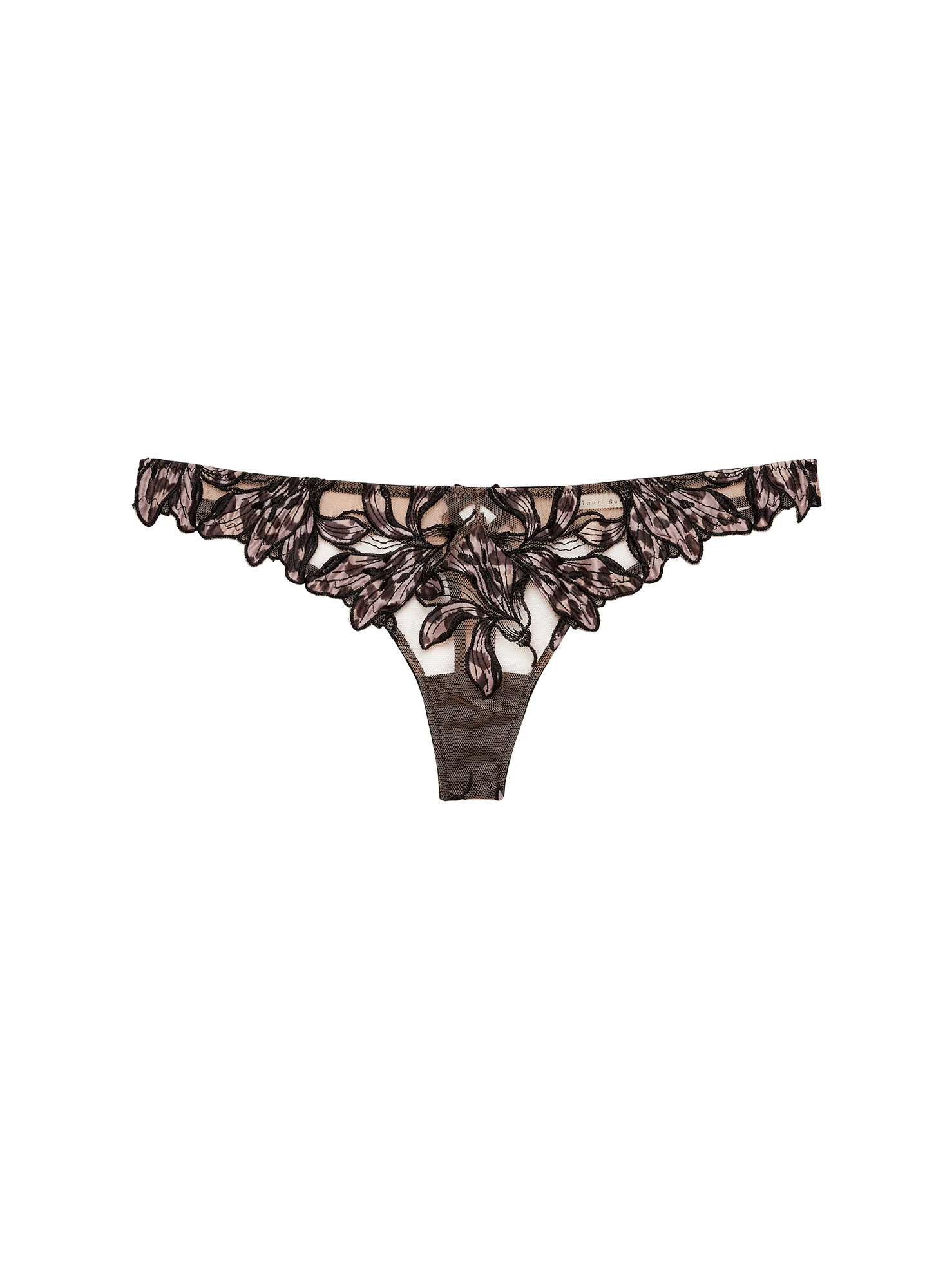 Lily Embroidery Hipster Thong - Image 3