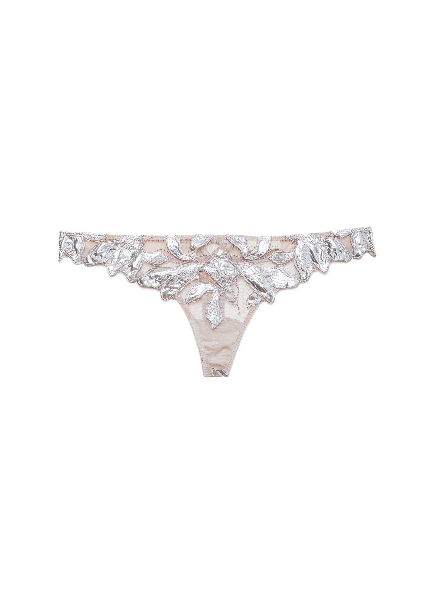 Lily Embroidery Hipster Thong - Image 3
