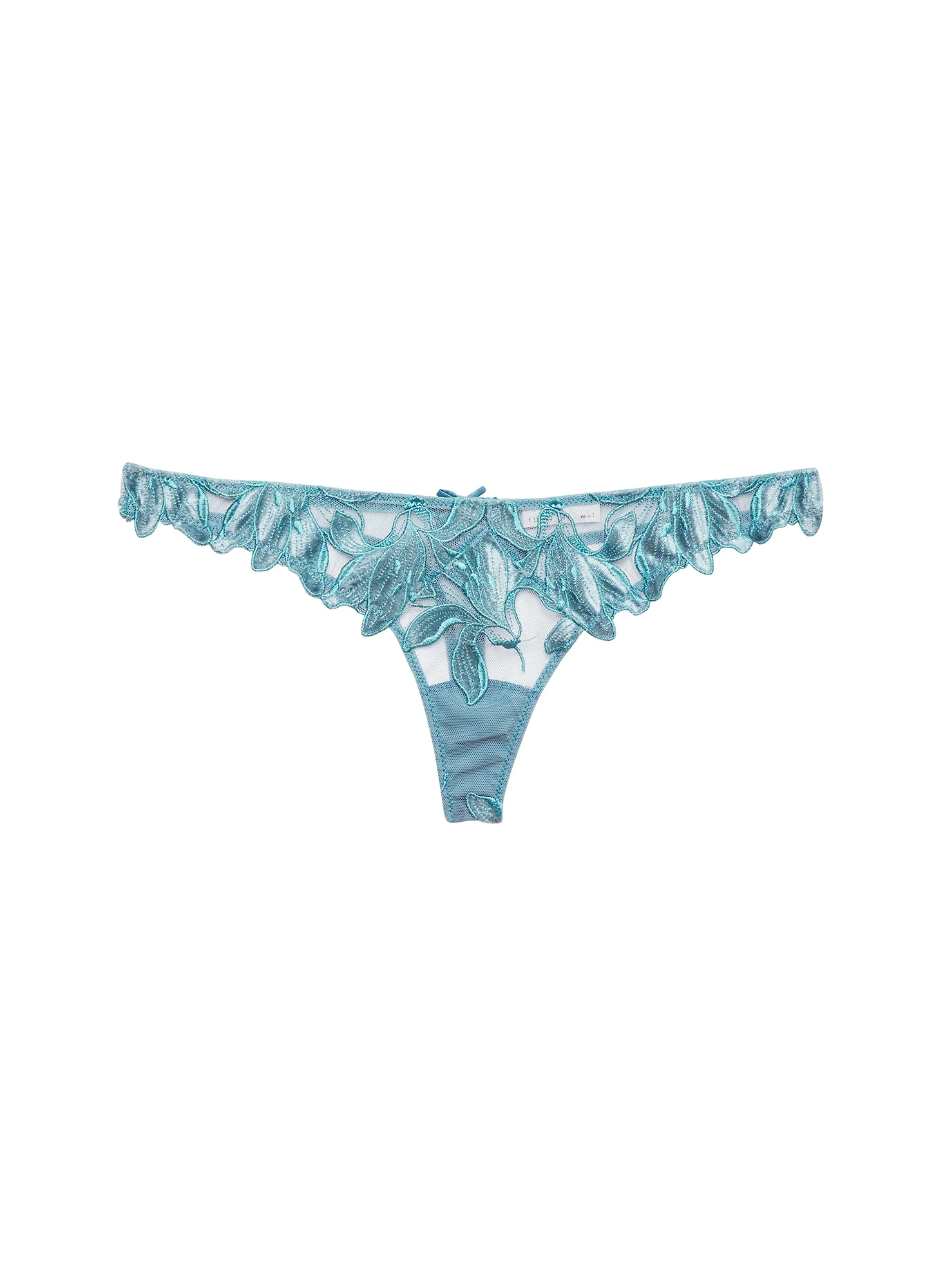 Lily Embroidery Hipster Thong