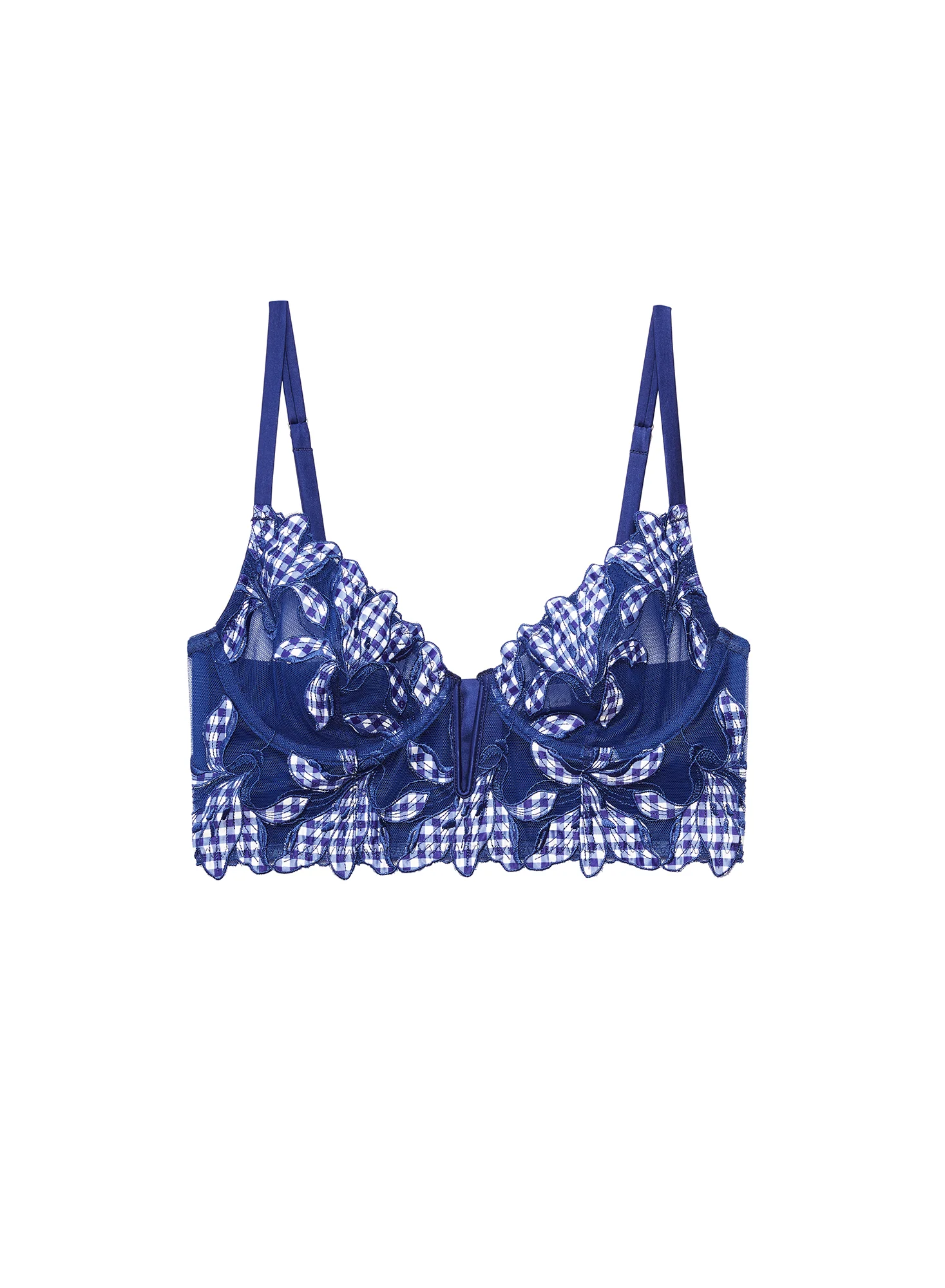 Lily Embroidery Longline Demi Bra - Image 3