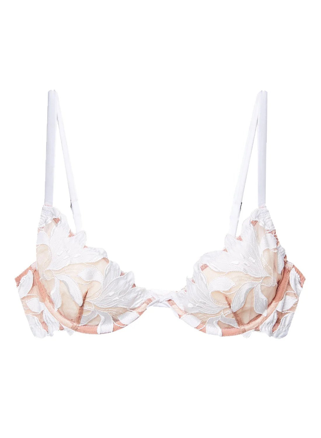 Lily Embroidery Plunge Demi Bra - Image 3