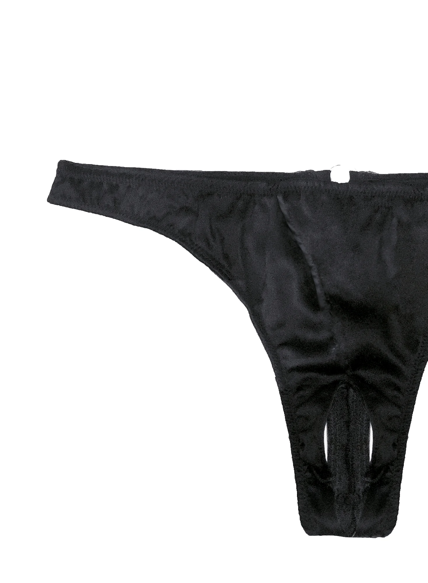 Luxe Crotchless Thong - Image 2