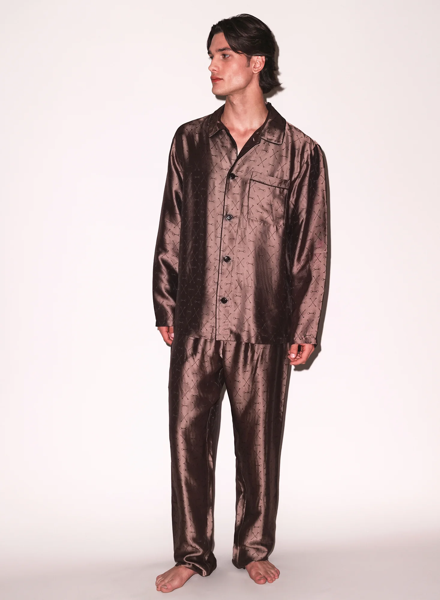 Men's Jacquard PJ Top - Image 2