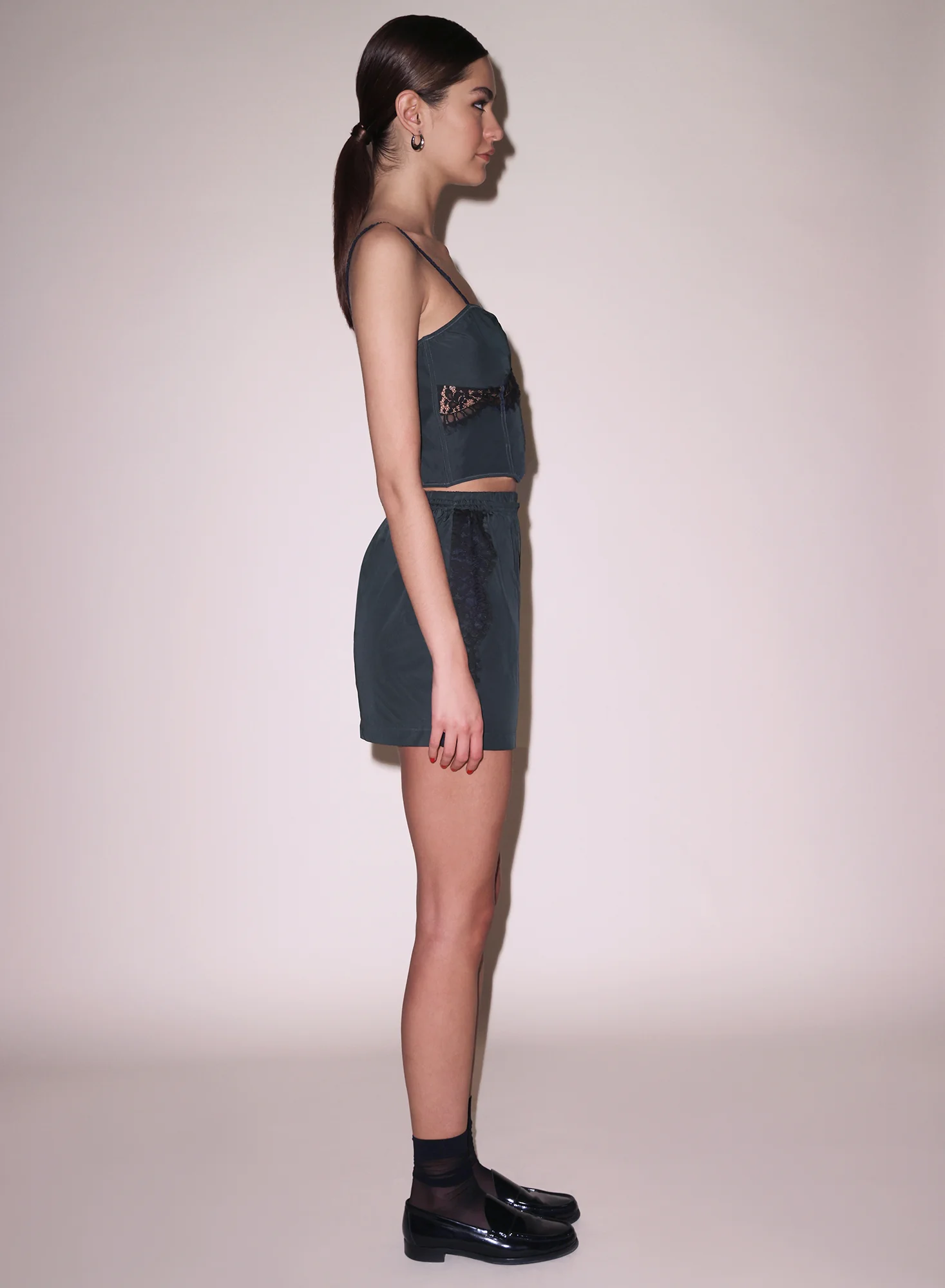 Nylon Mini Skirt - Image 6
