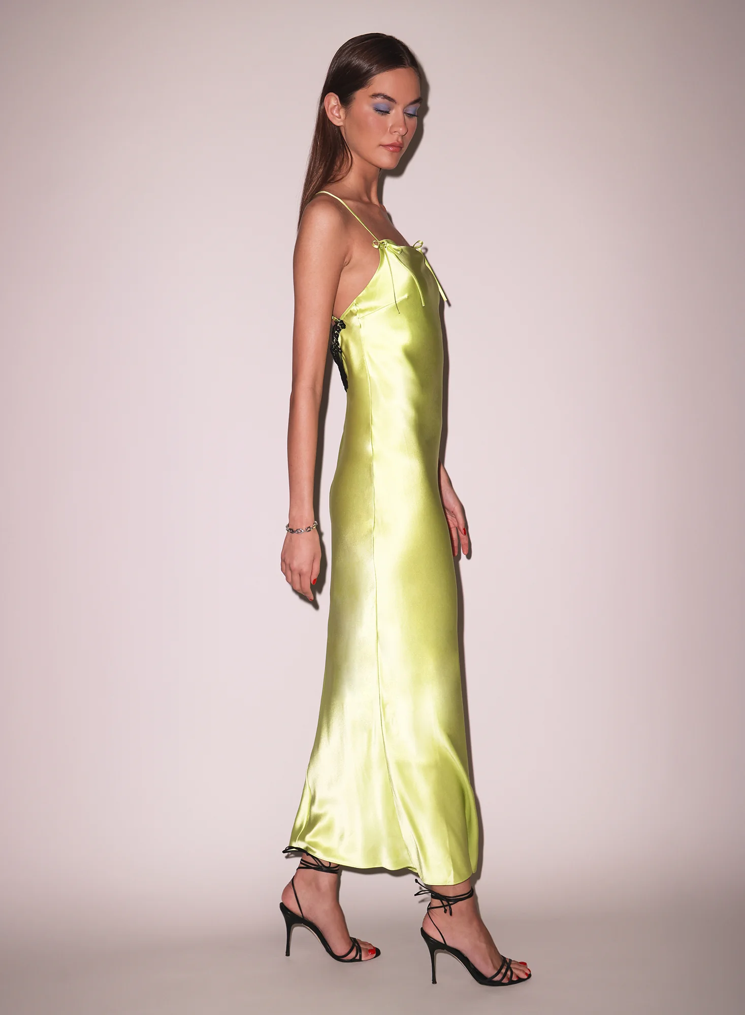 Open Back Maxi Slip Dress - Image 5