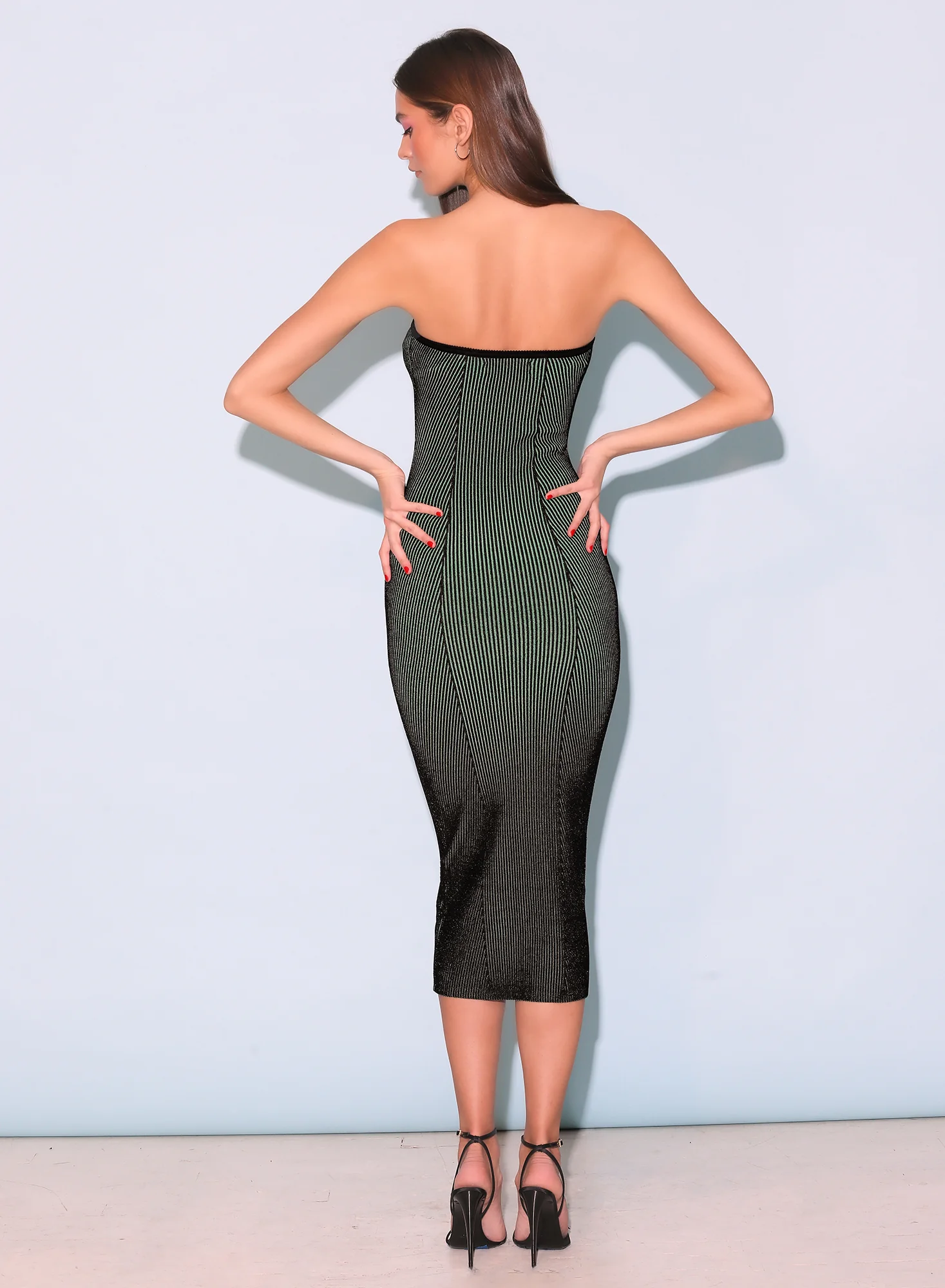 Rib Knit Tube Dress - Image 4