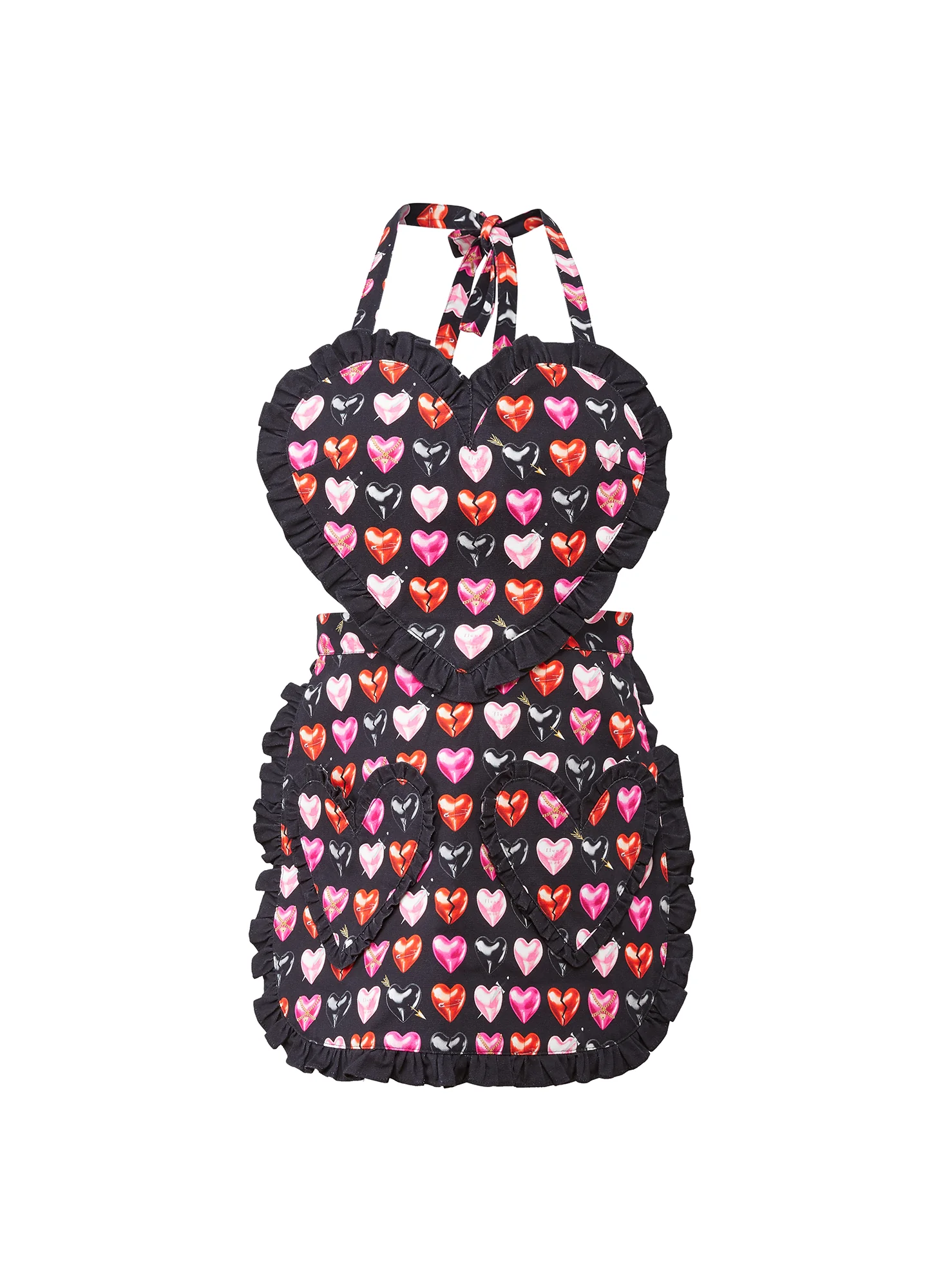 Ruffle Heart Apron - Image 4