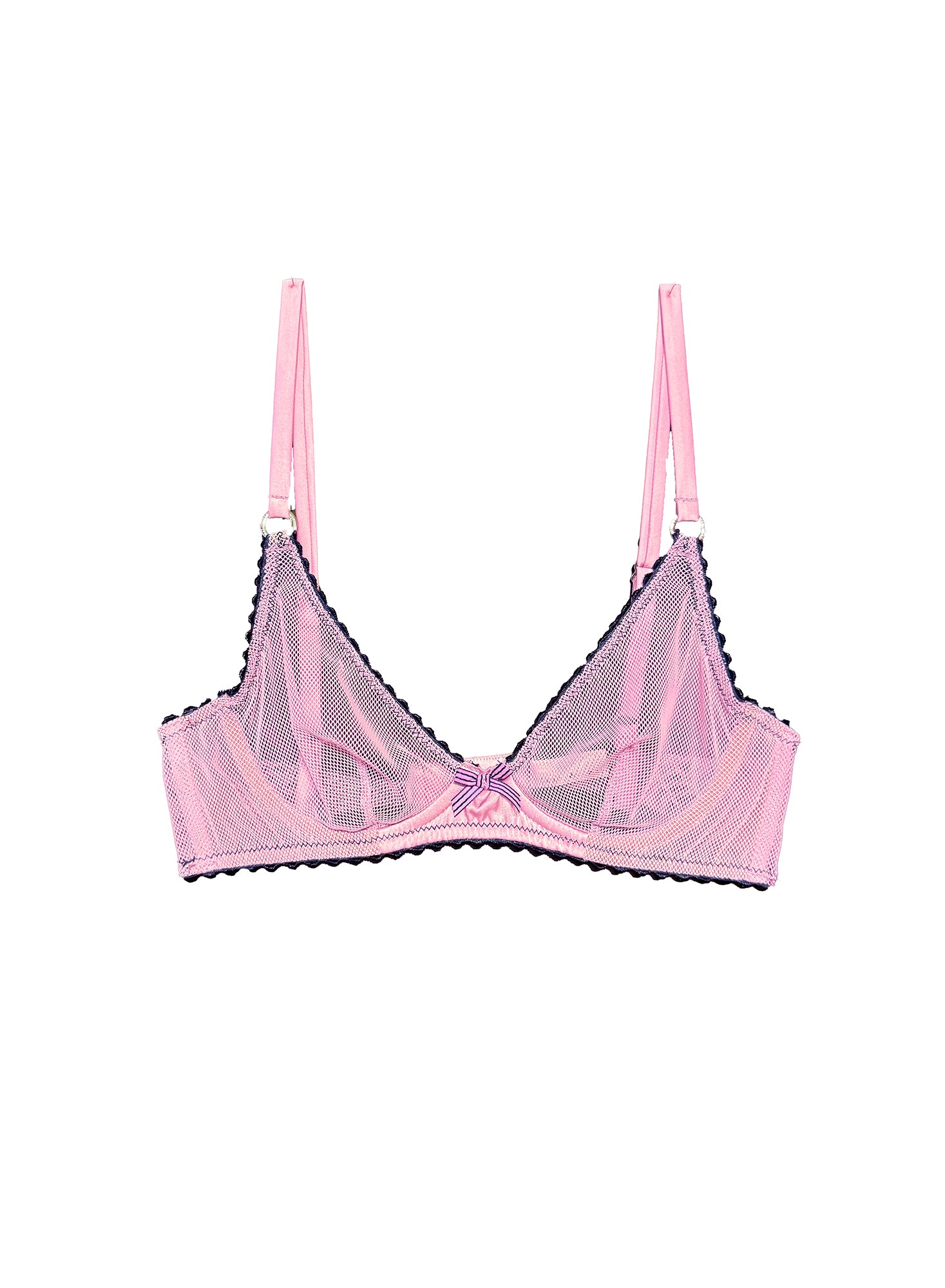 Sabrina Mini Fishnet Demi Bra - Image 3