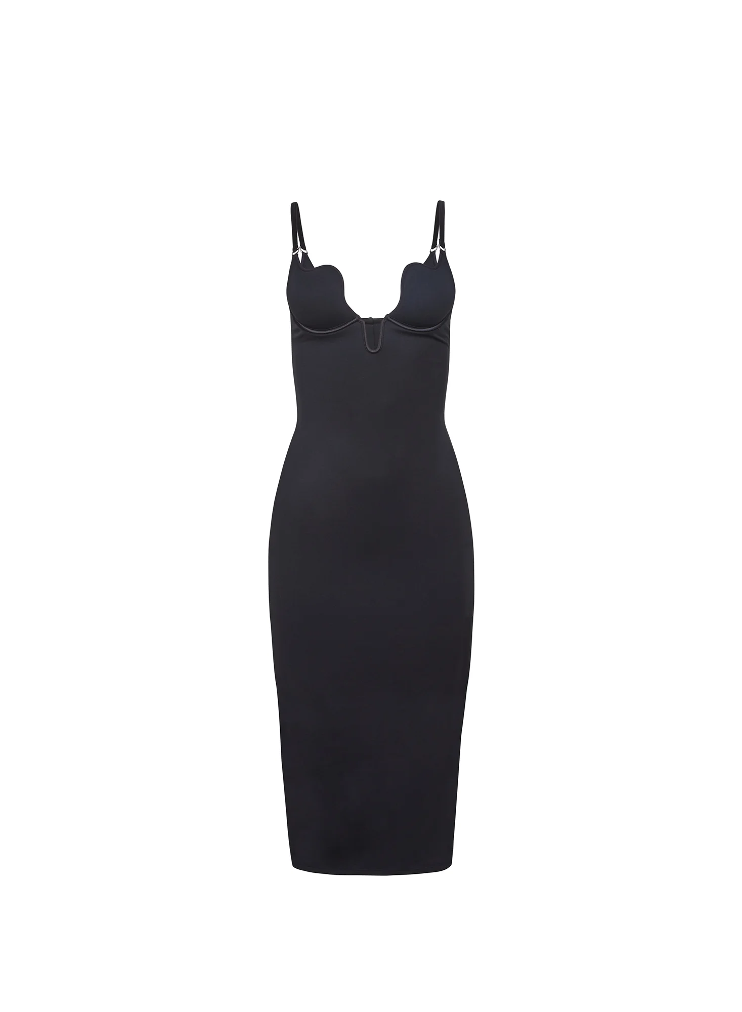Seduce U-Plunge Midi Dress - Image 5