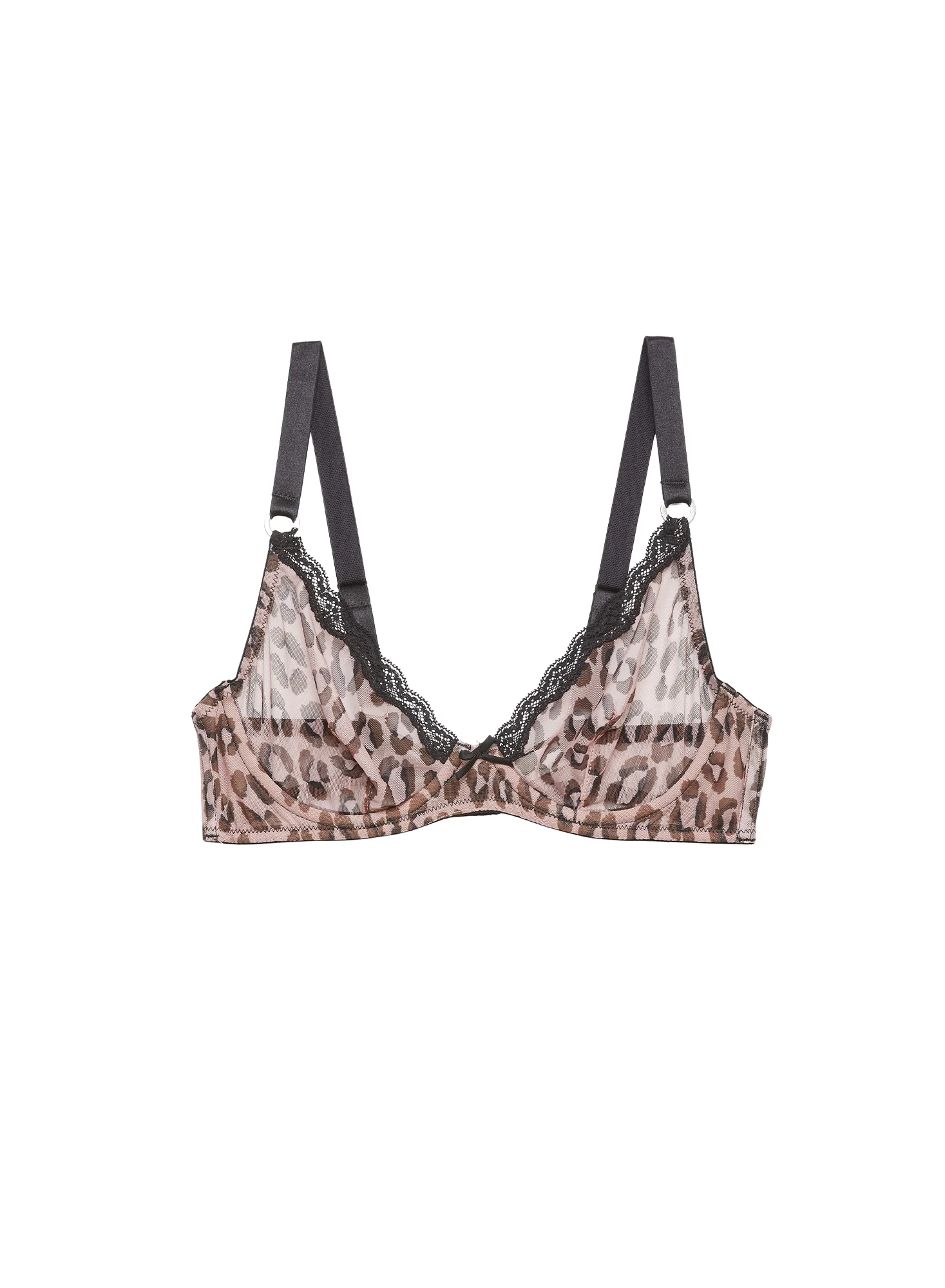 Sheer Tulle Demi Bra - Image 3
