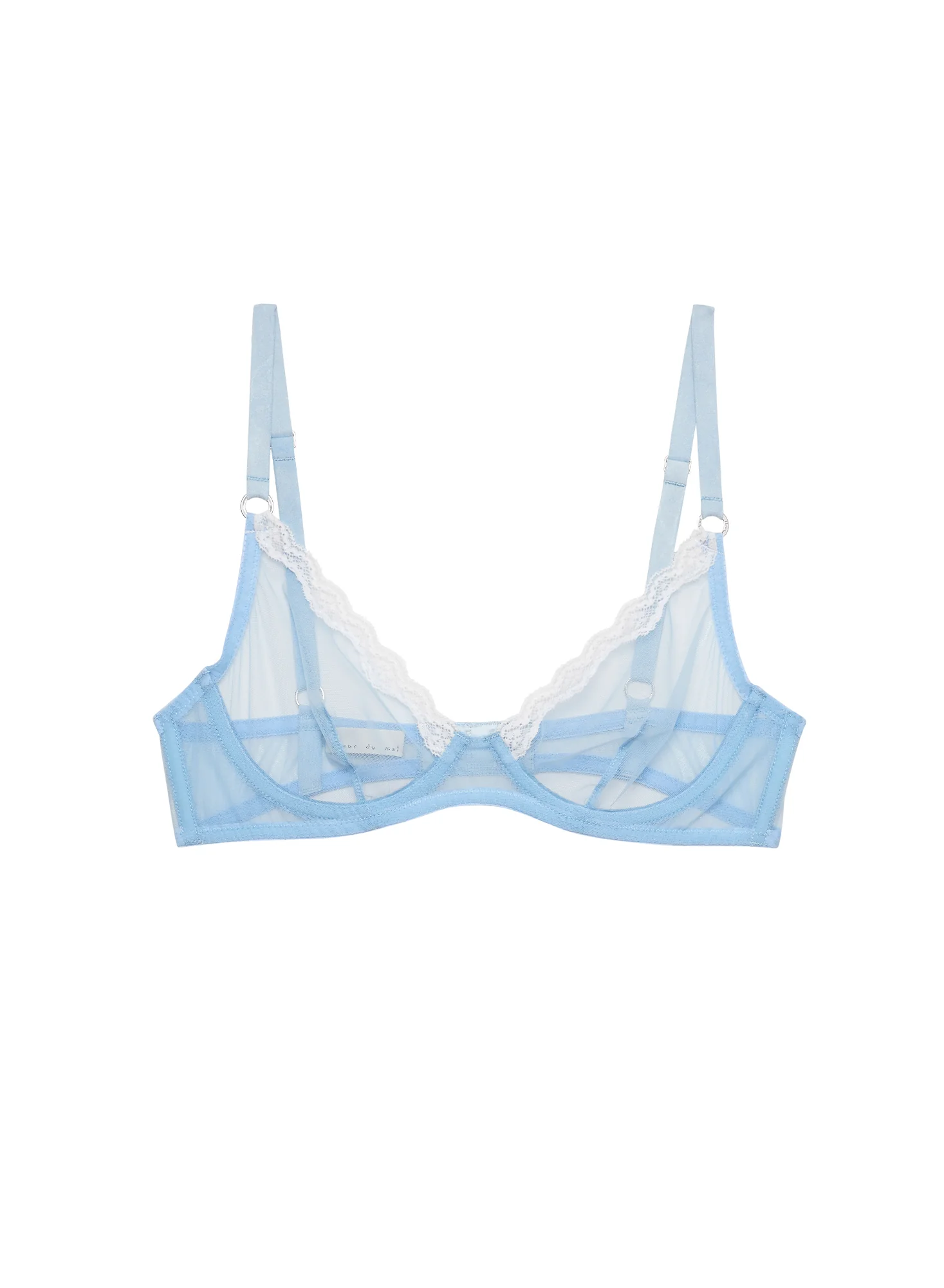 Sheer Tulle Demi Bra - Image 3