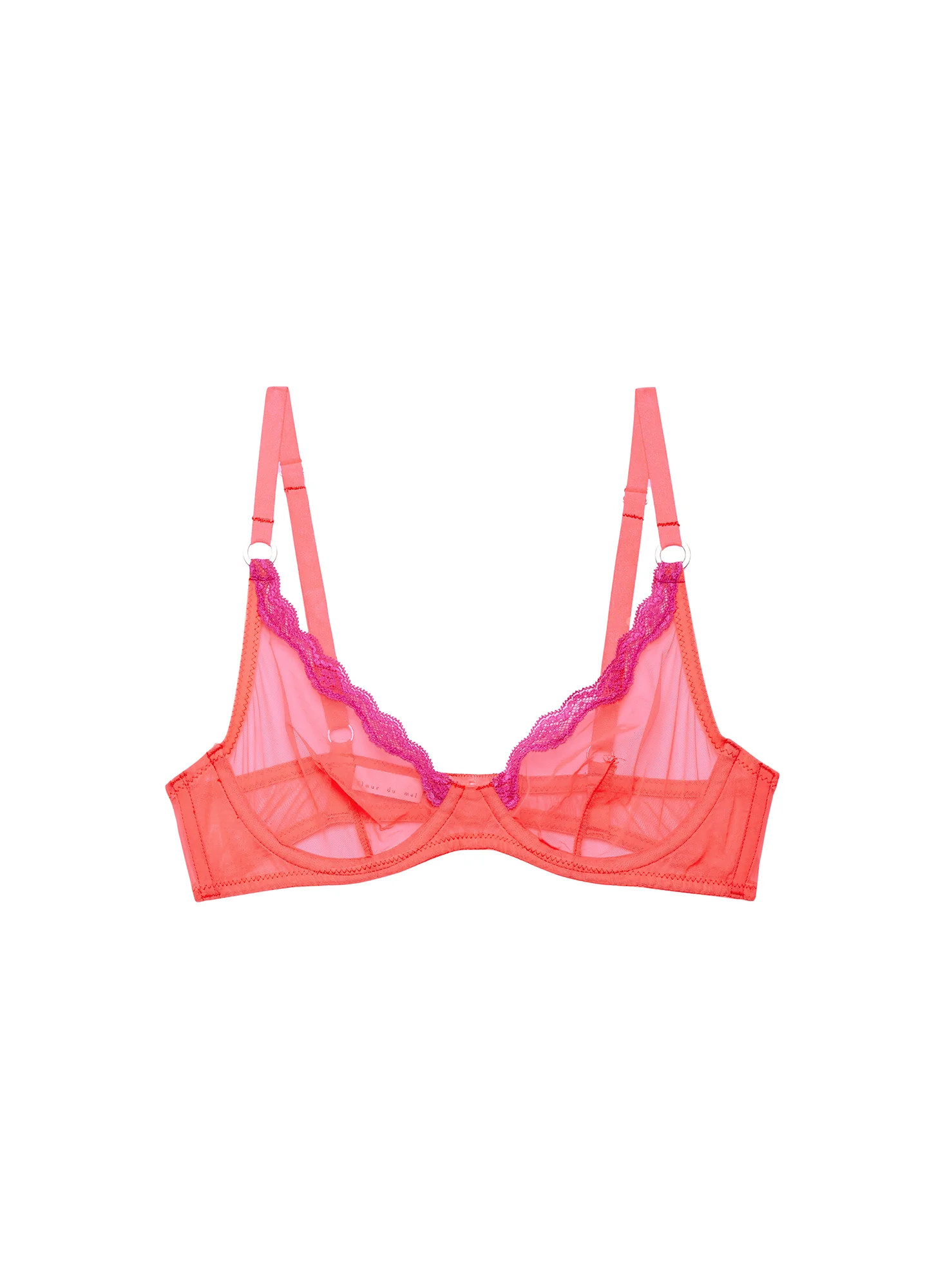 Sheer Tulle Demi Bra - Image 3