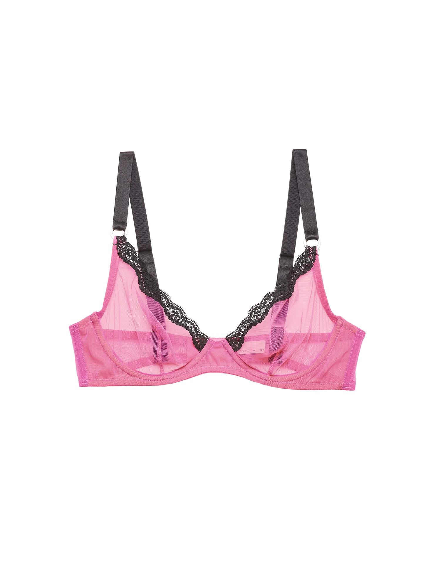Sheer Tulle Demi Bra - Image 2