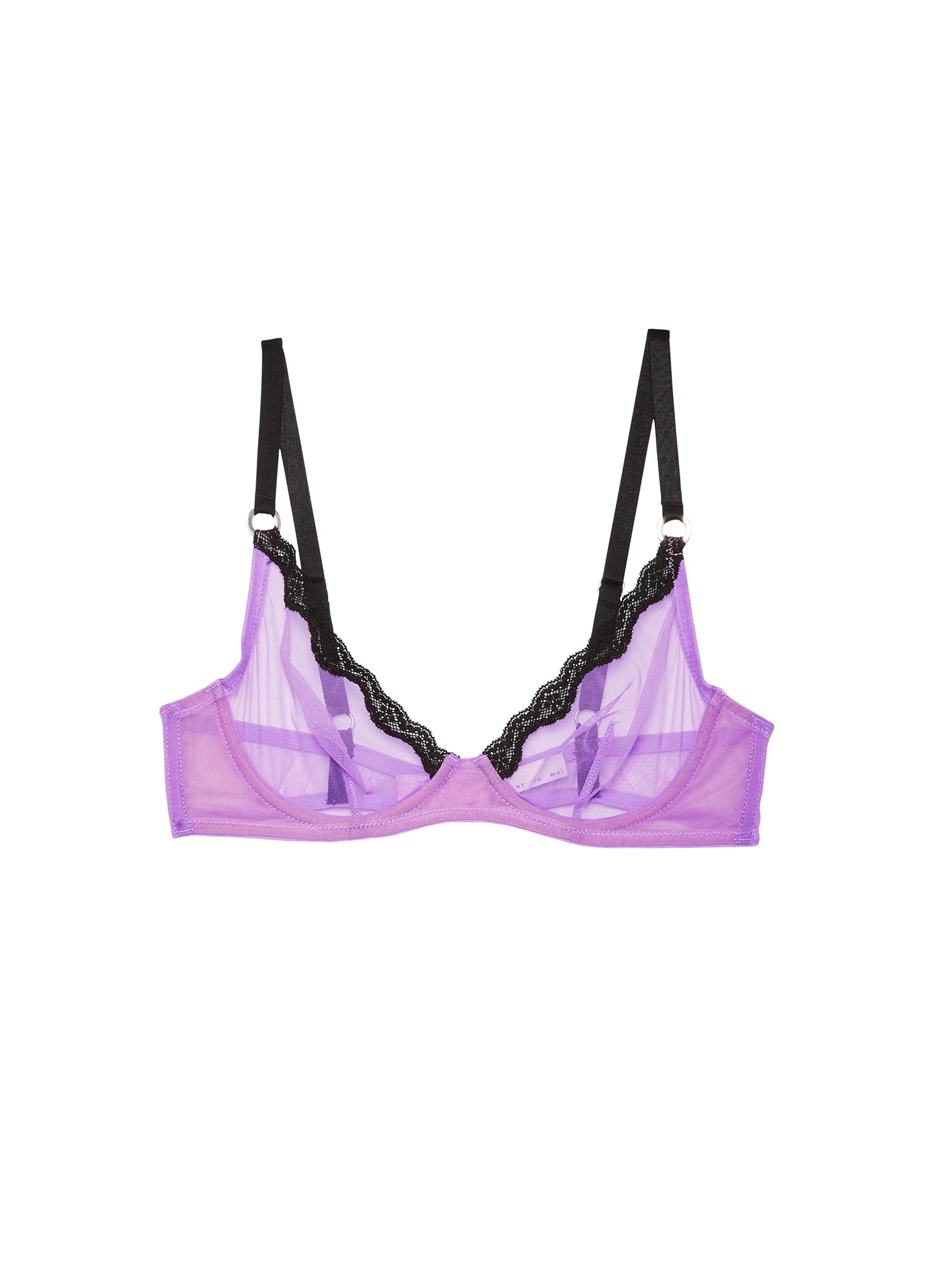 Sheer Tulle Demi Bra - Image 3