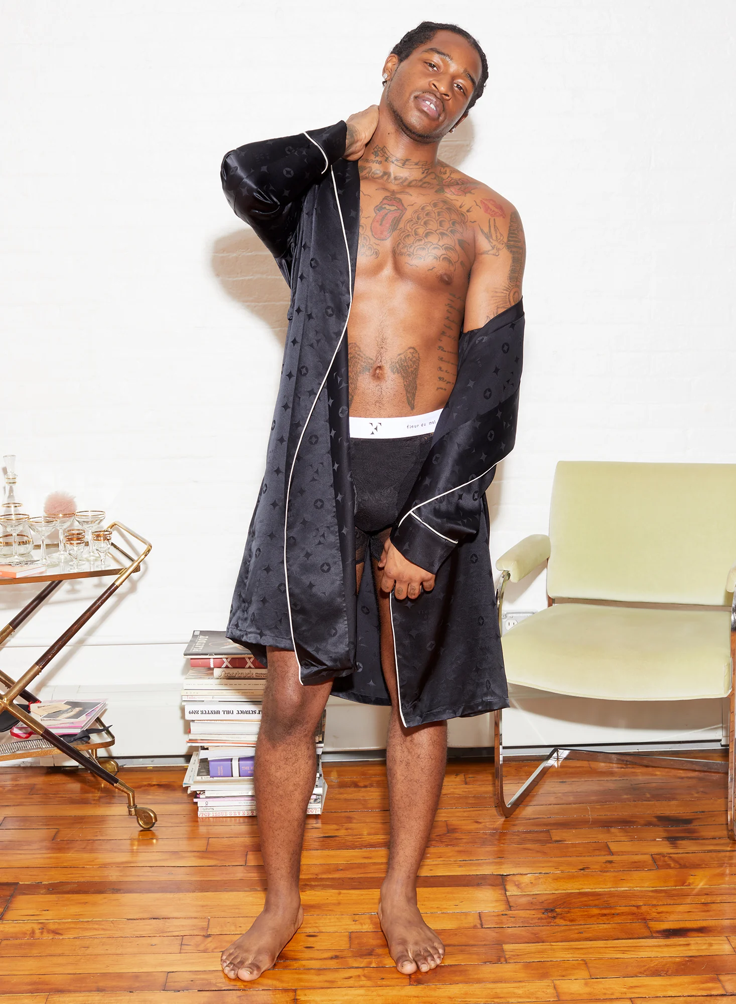 Silk Jacquard Robe - Image 8