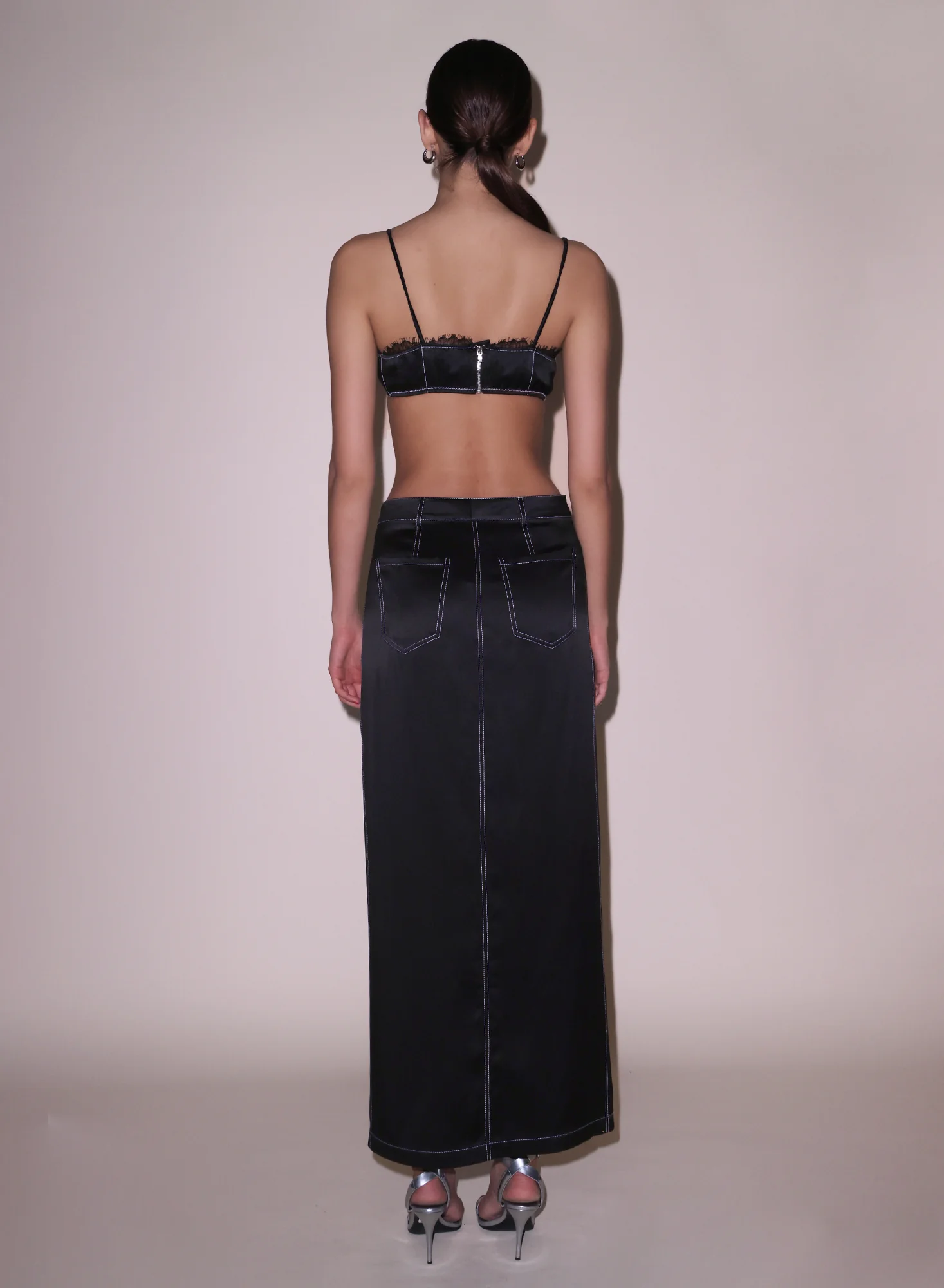 Silk Maxi Skirt - Image 3