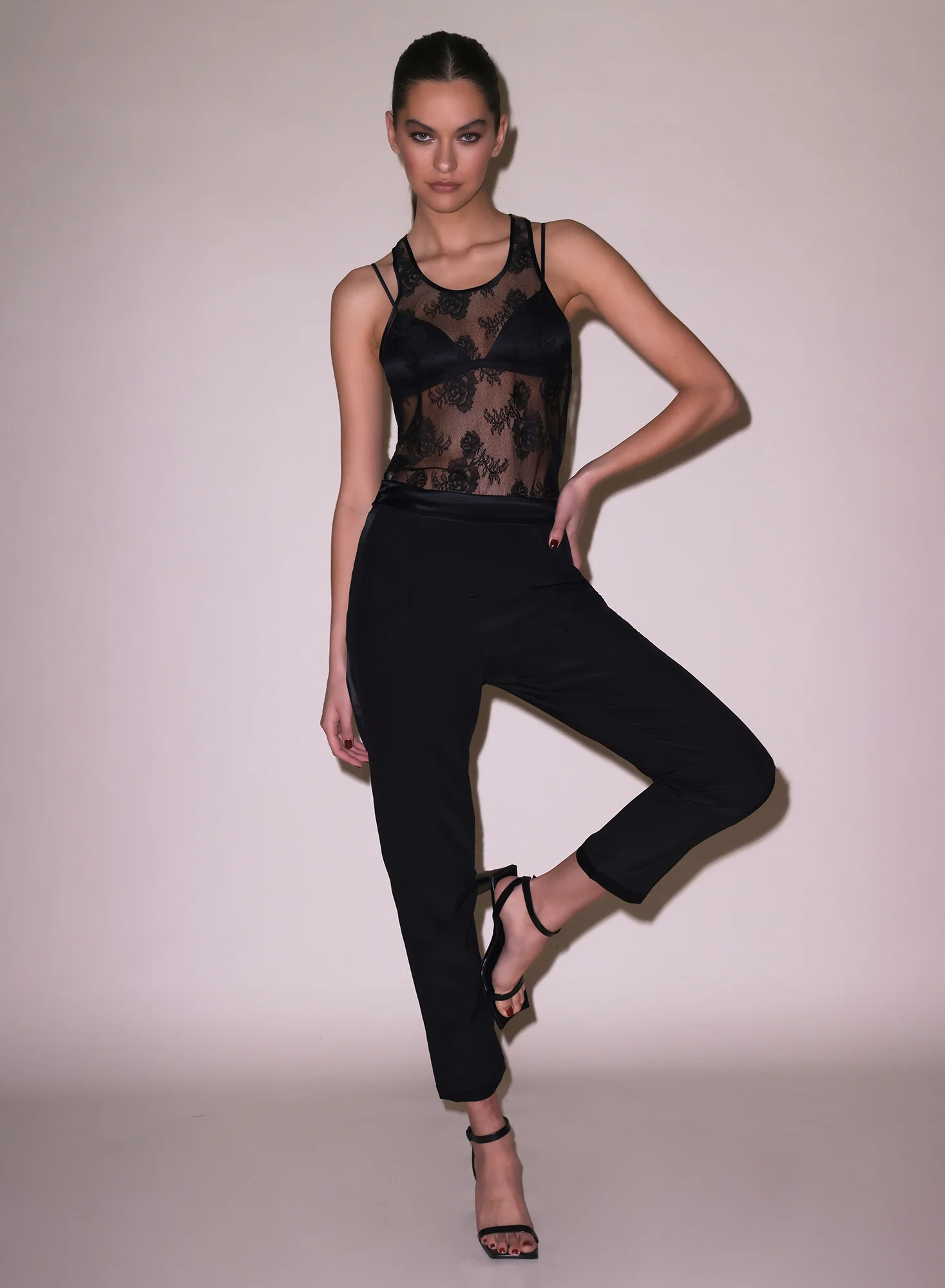 Unisex Bouquet Lace Tank - Image 3