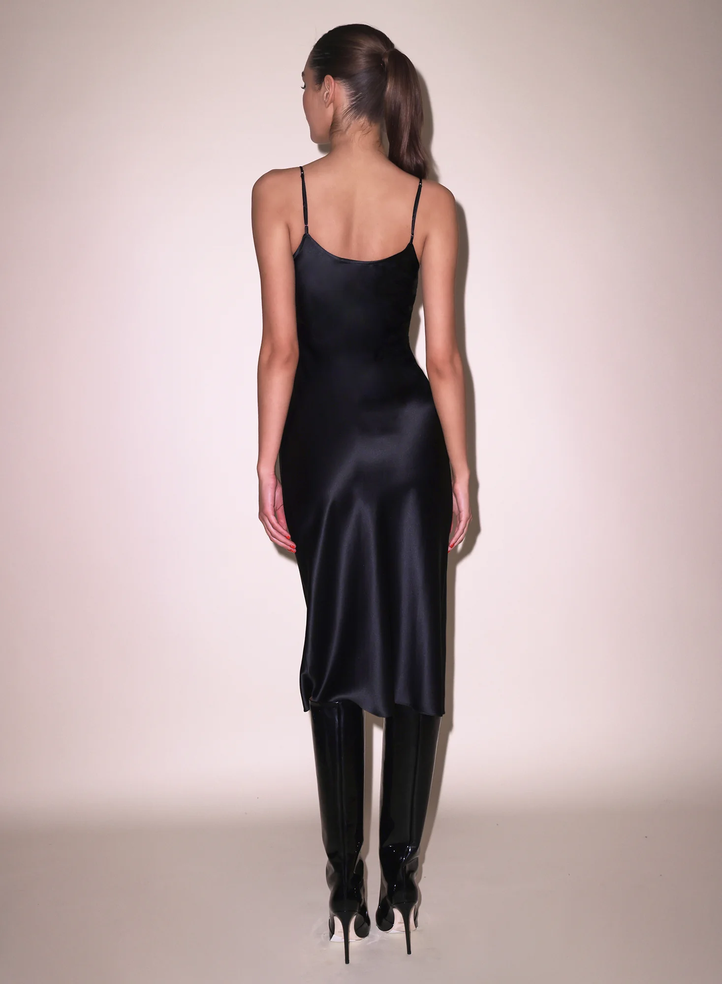 Vampire Rose Embroidery Slip Dress - Image 3