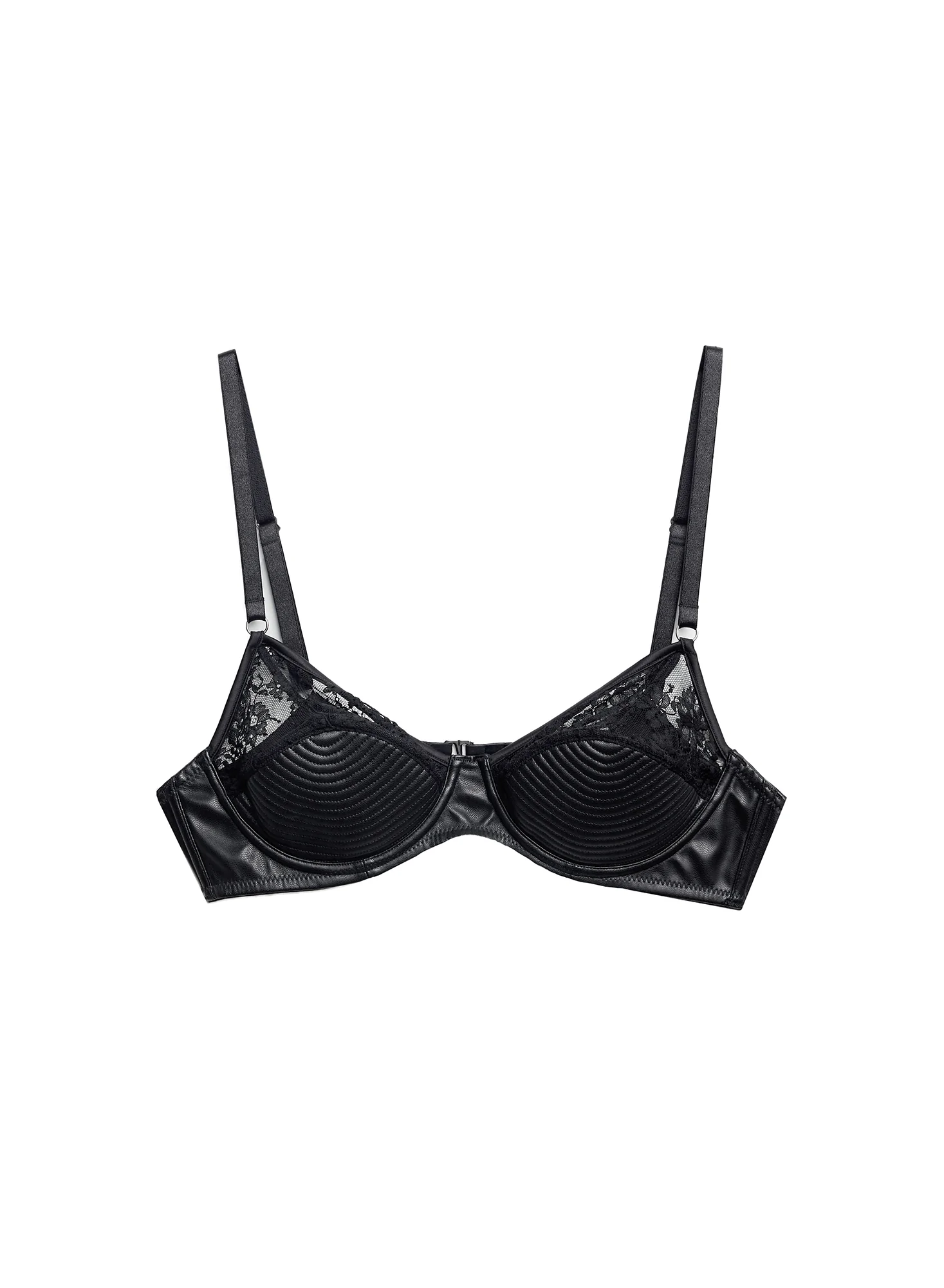 Vegan Leather Bebe Bra - Image 2