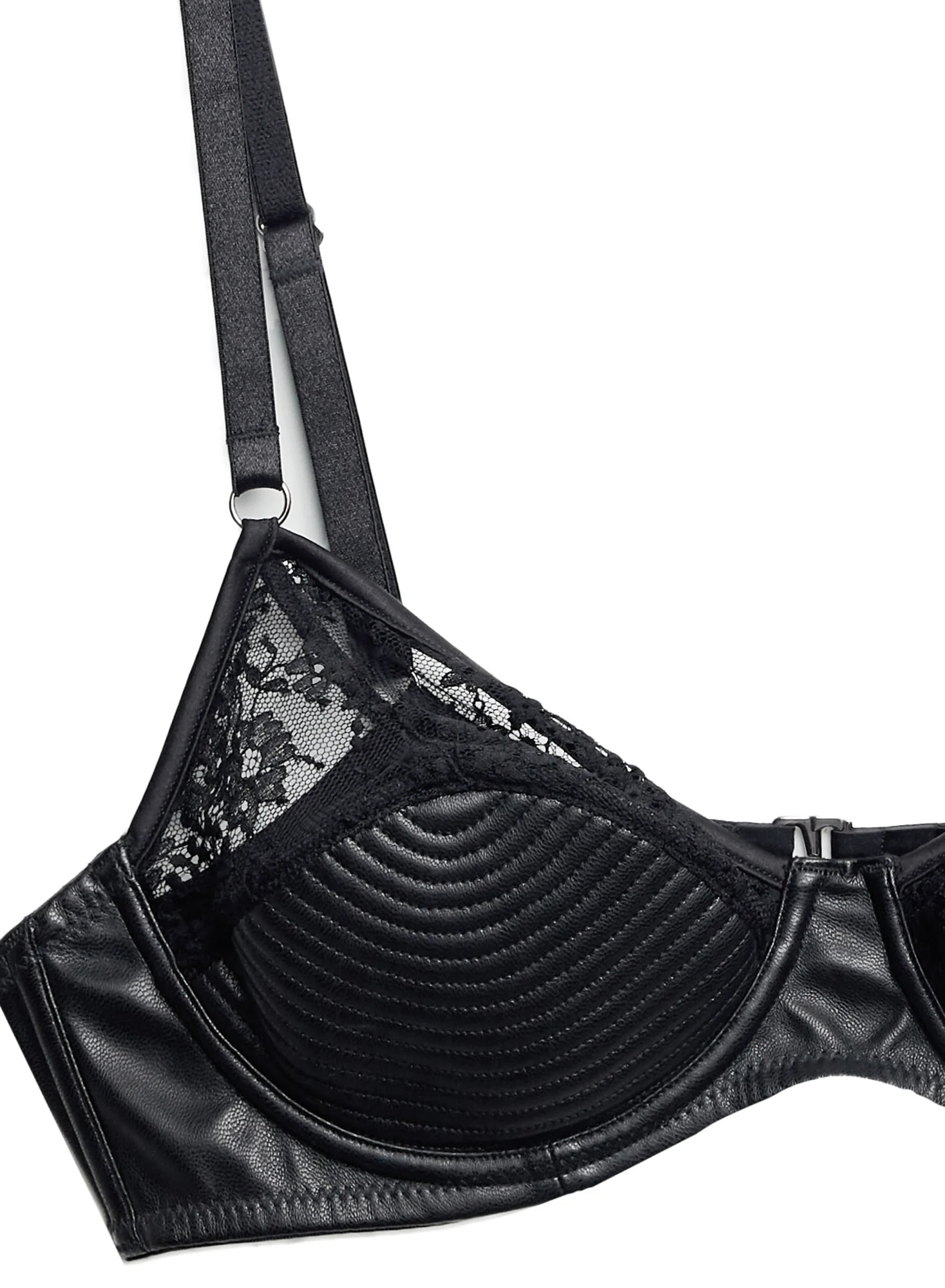 Vegan Leather Bebe Bra - Image 5