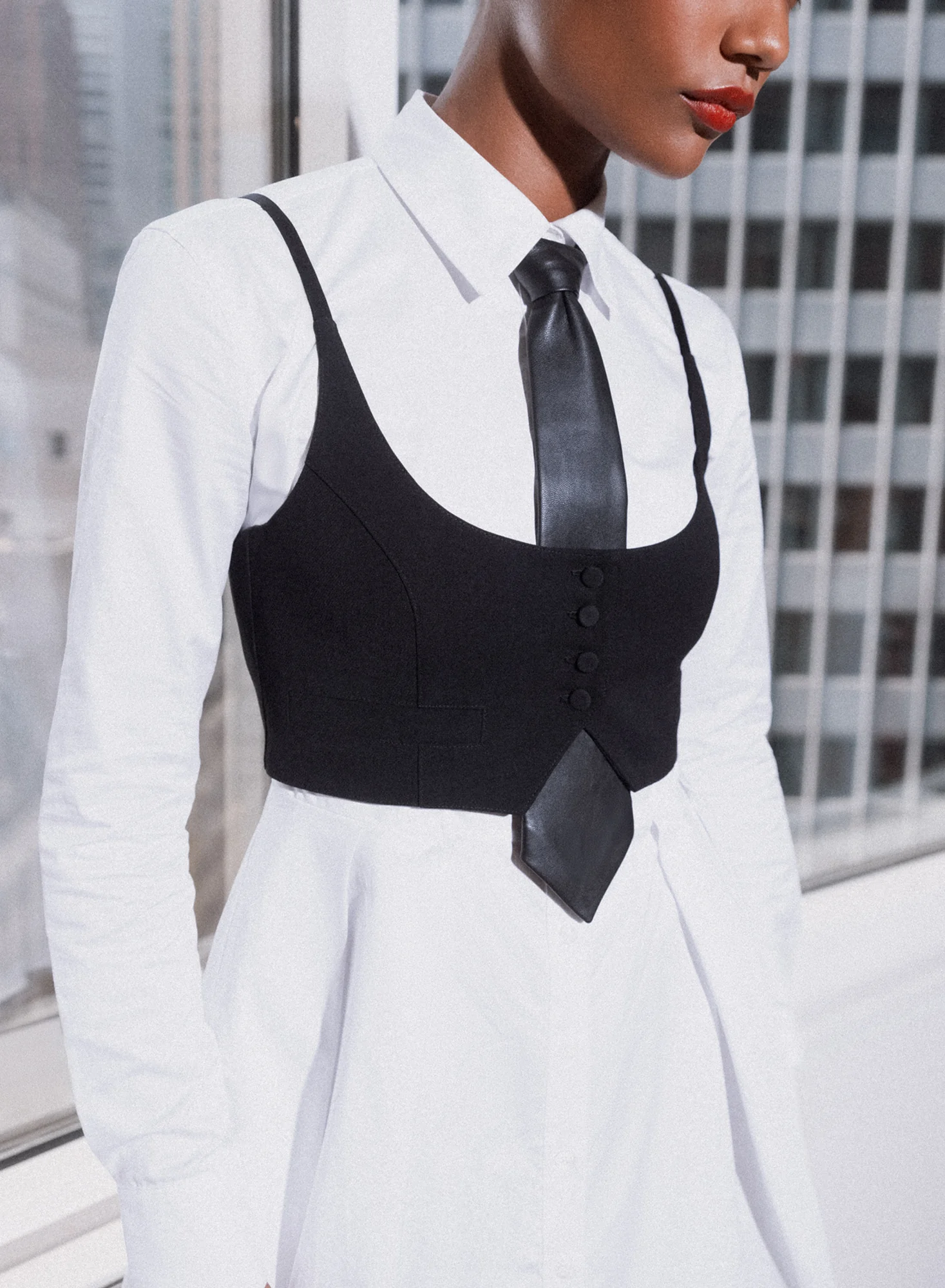 Vegan Leather Tie - Image 4