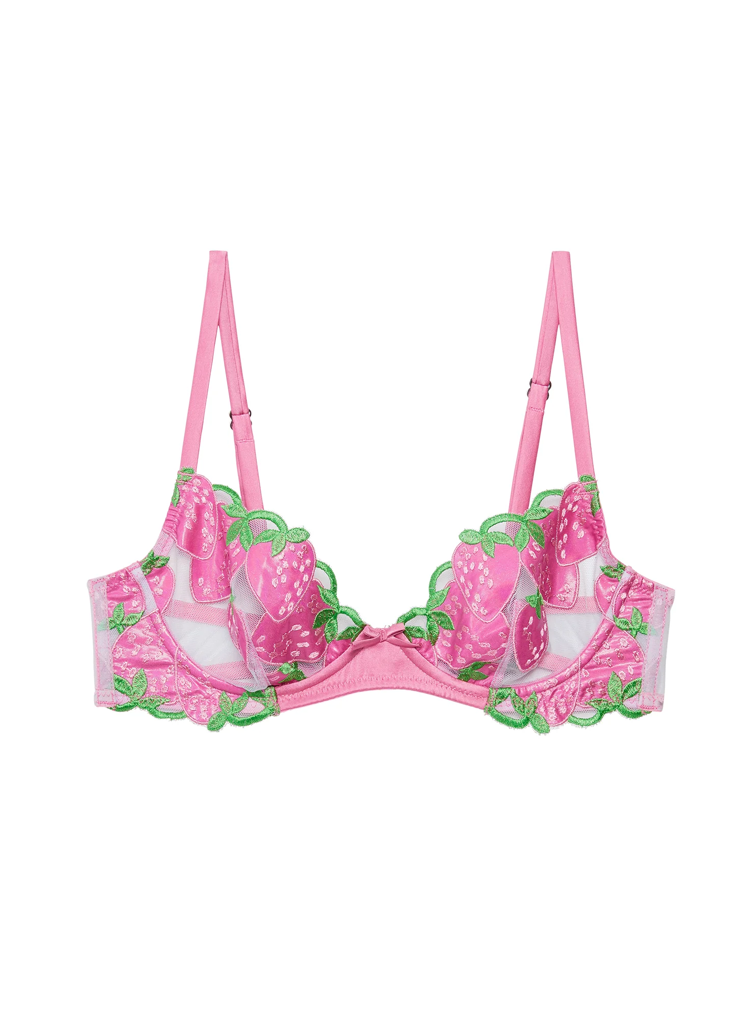 Wild Strawberry Demi Bra - Image 2