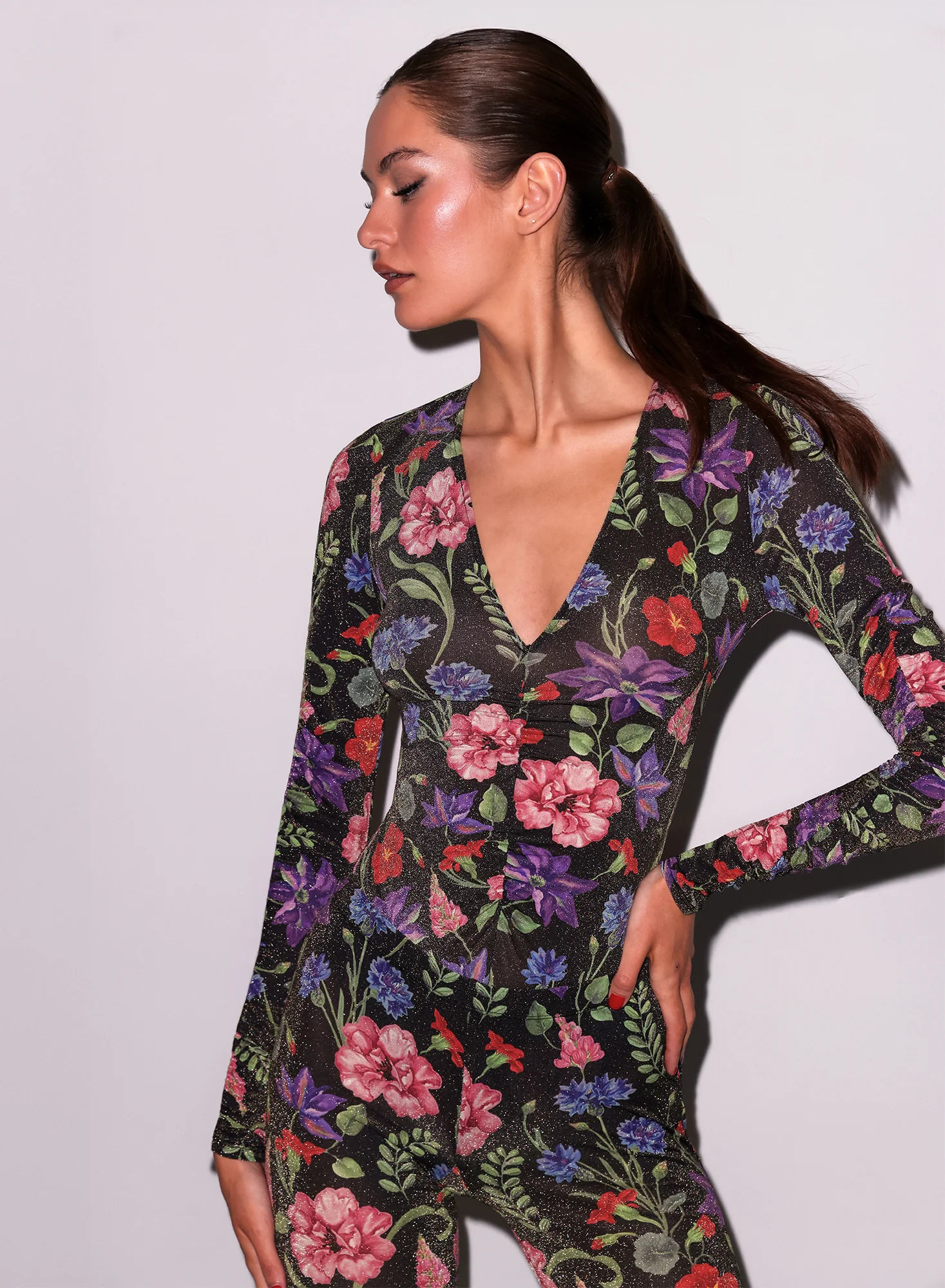 Wildfleur Plunge Bodysuit - Image 8